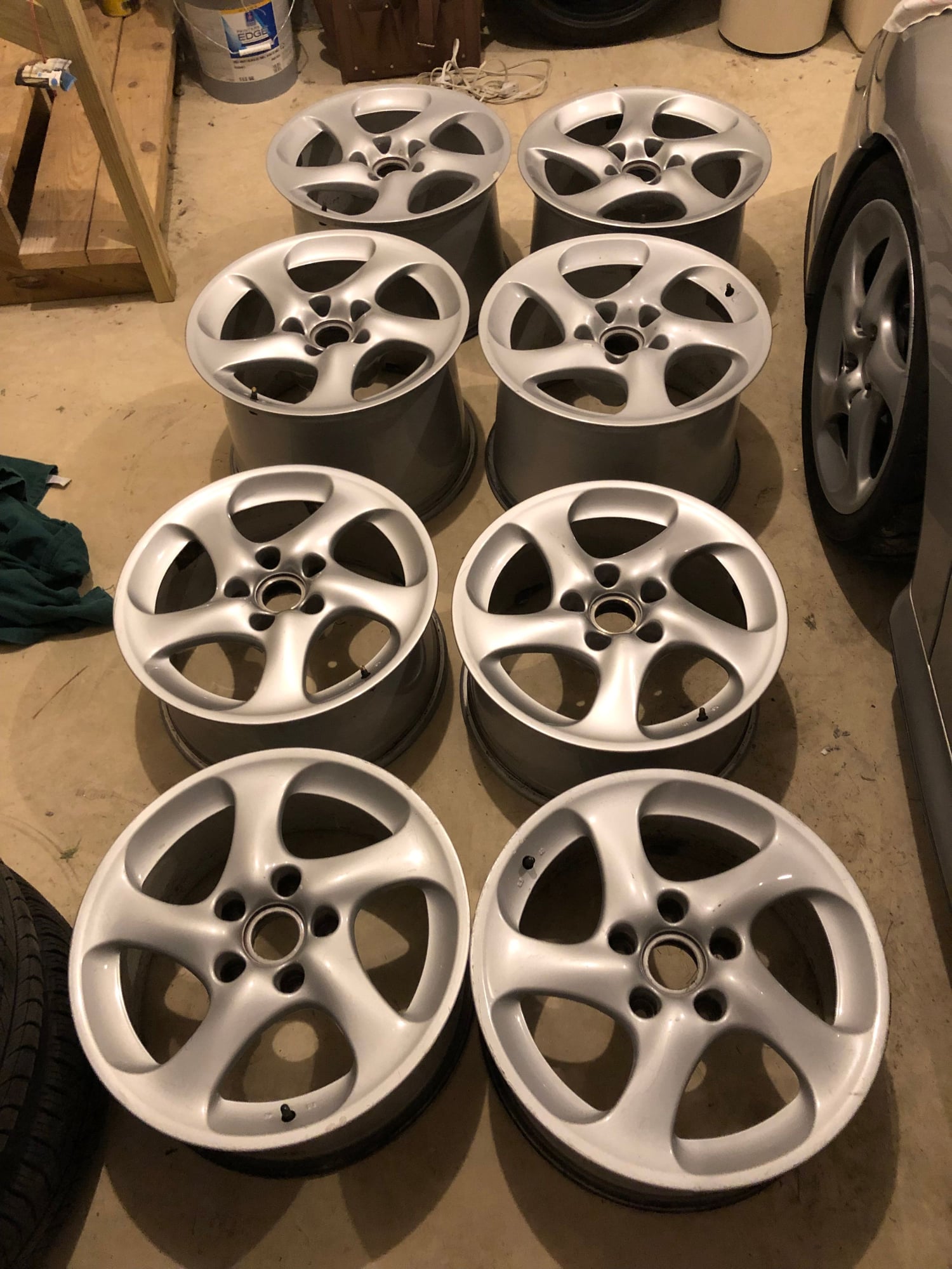 Wheels and Tires/Axles - 996 OEM GT2 Turbo Twist (Front - 18x8.5; Rear 12x12). RARE. - Used - 2001 to 2005 Porsche GT2 - 2001 to 2006 Porsche 911 - Stevensville, MD 21666, United States