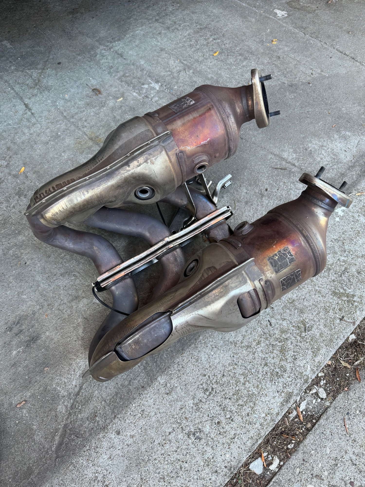 Engine - Exhaust - 981 GT4 OEM mufflers (30k mi) - Used - -1 to 2025  All Models - Chicago, IL 60642, United States