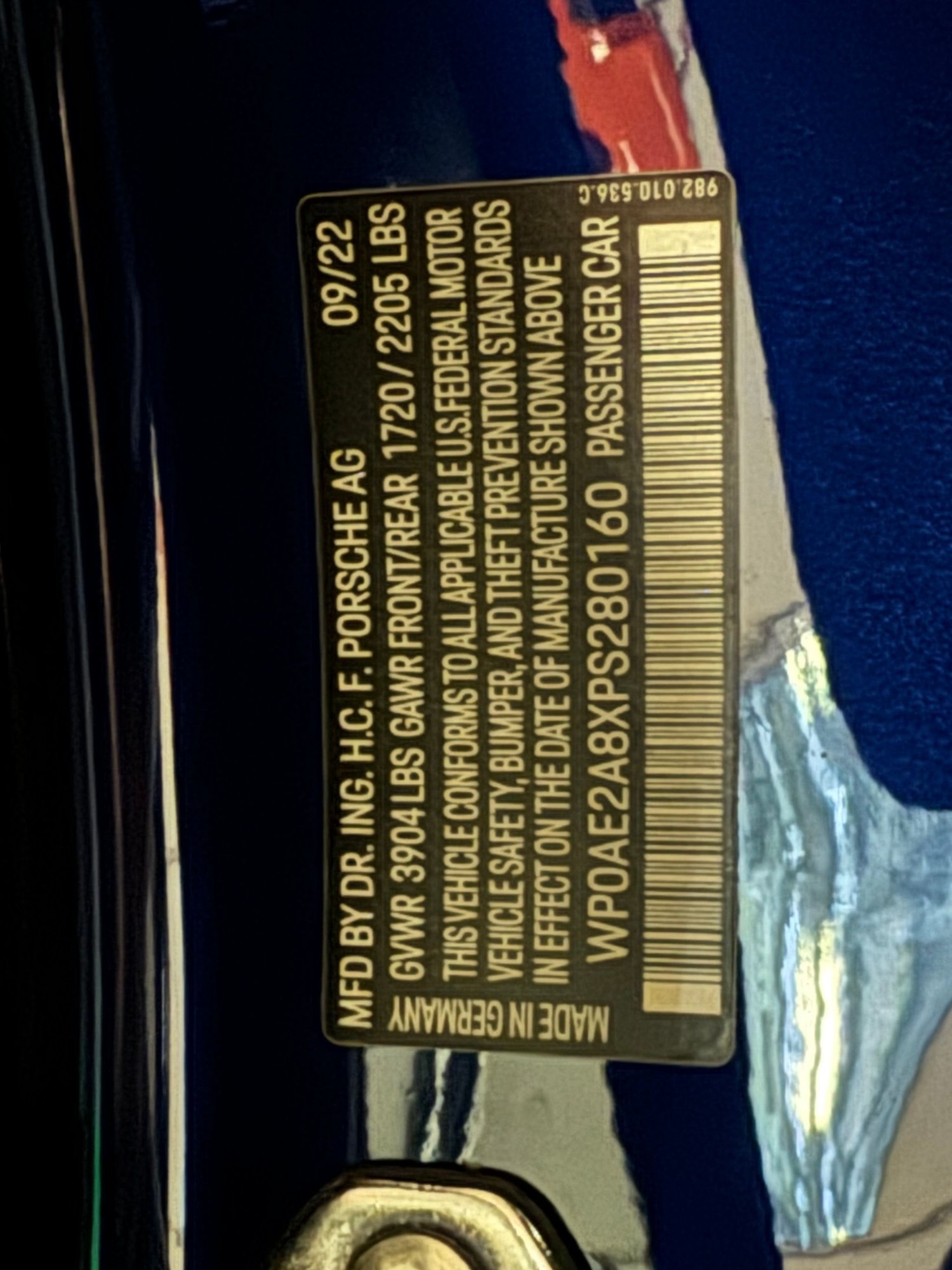 2023 Porsche 718 - 2023 GT4RS Weissach, with all of the Dundon Goodies (Full Lab Rat) - Used - VIN WPOAE2A8XPS280160 - 6,100 Miles - 6 cyl - 2WD - Automatic - Coupe - Blue - Gig Harbor, WA 98332, United States