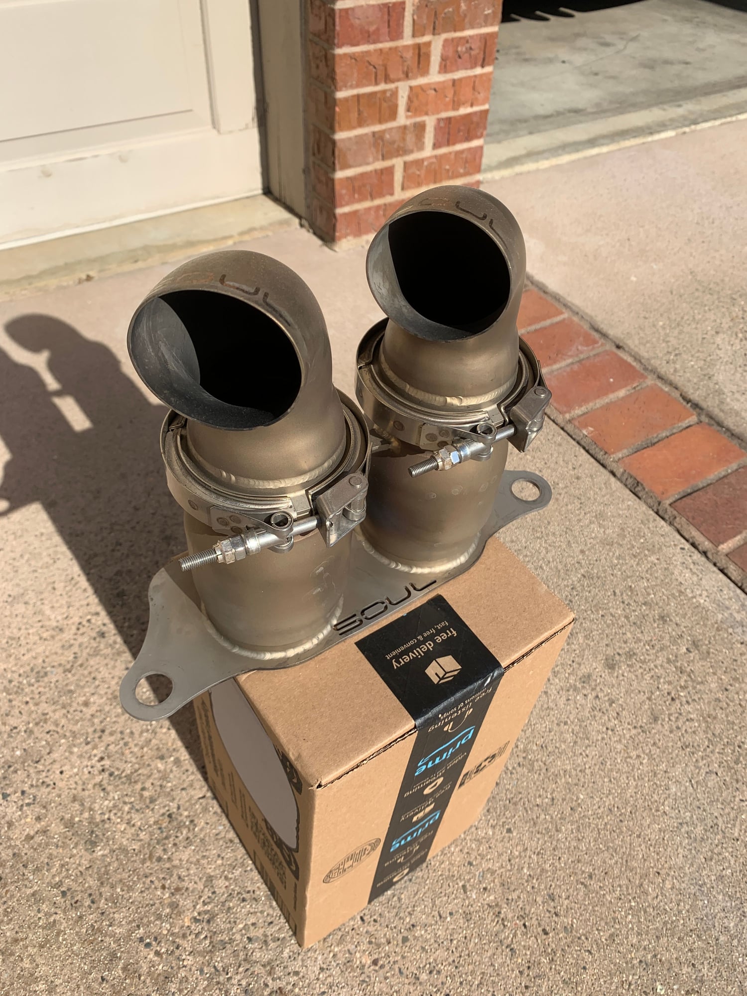 Engine - Exhaust - Soul GT3 Bolt on Resonated Exhaust Tips - Used - 2014 to 2020 Porsche GT3 - Santa Cruz, CA 95003, United States