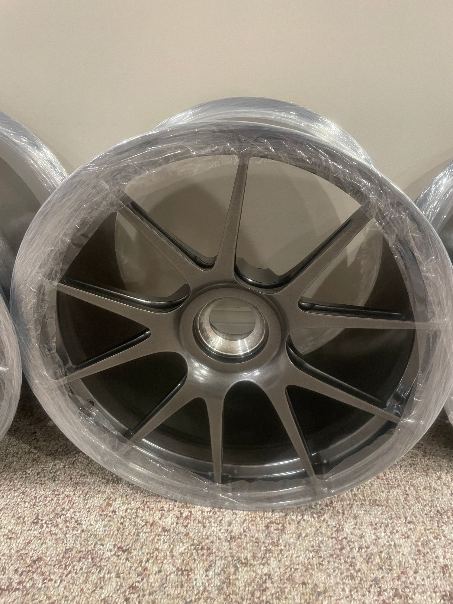 Wheels and Tires/Axles - 19" FORGELINE CENTERLOCK GRAPHITE GA1R-CL PORSCHE 997.2 GT3RS WHEEL SET - Used - All Years  All Models - Boxford, MA 01921, United States