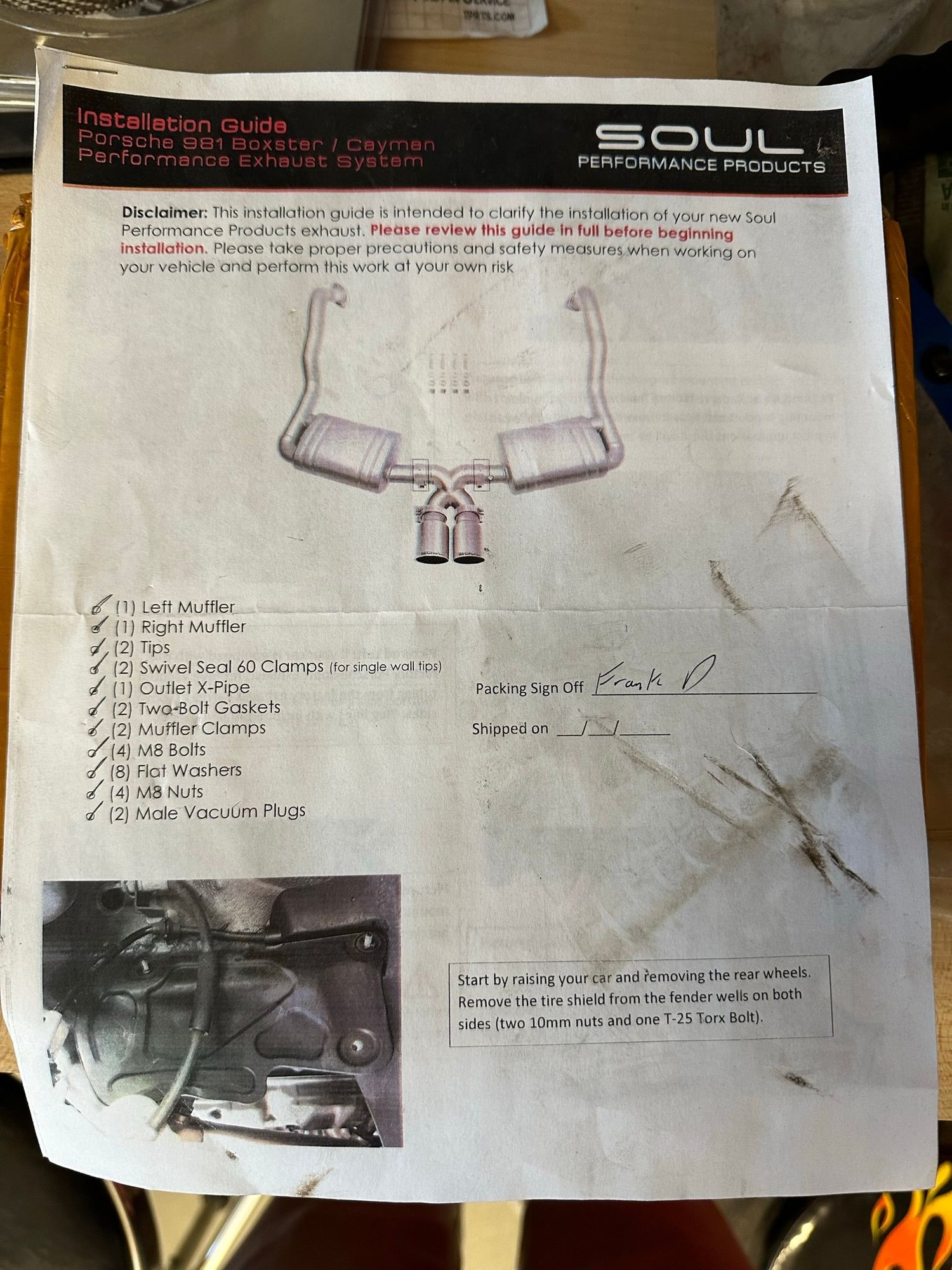 Engine - Exhaust - SOUL Performance Exhaust System for 981 Boxster/Cayman - Used - 2013 to 2016 Porsche Boxster - 2014 to 2016 Porsche Cayman - Rancho Cucamonga, CA 91701, United States