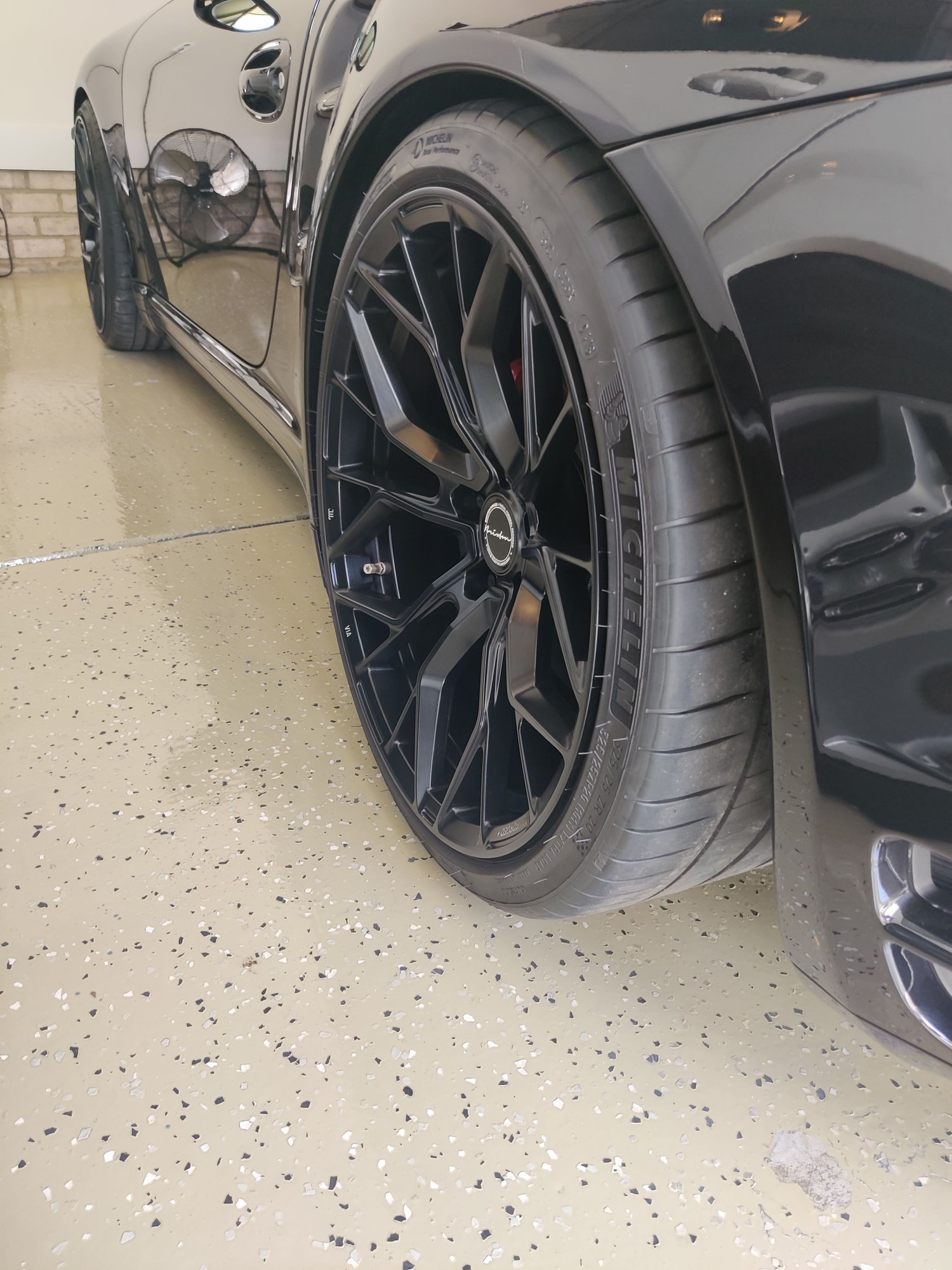 20" Brixton RF10 Black Concave Wheel and Tire Combo Rennlist