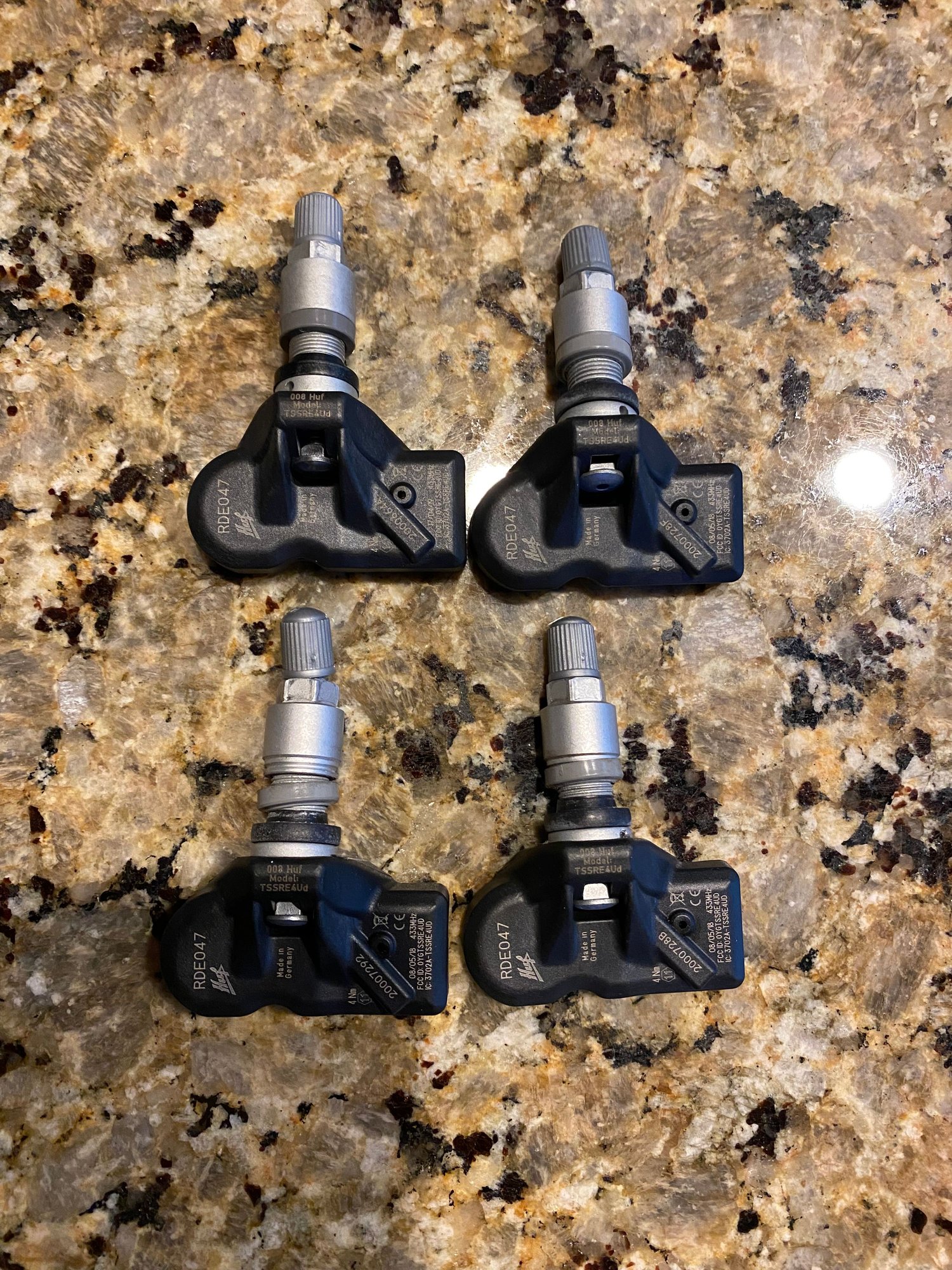 Wheels and Tires/Axles - 991.2 TPMS set - Used - 2018 to 2021 Porsche 911 - Greensboro, NC 27401, United States