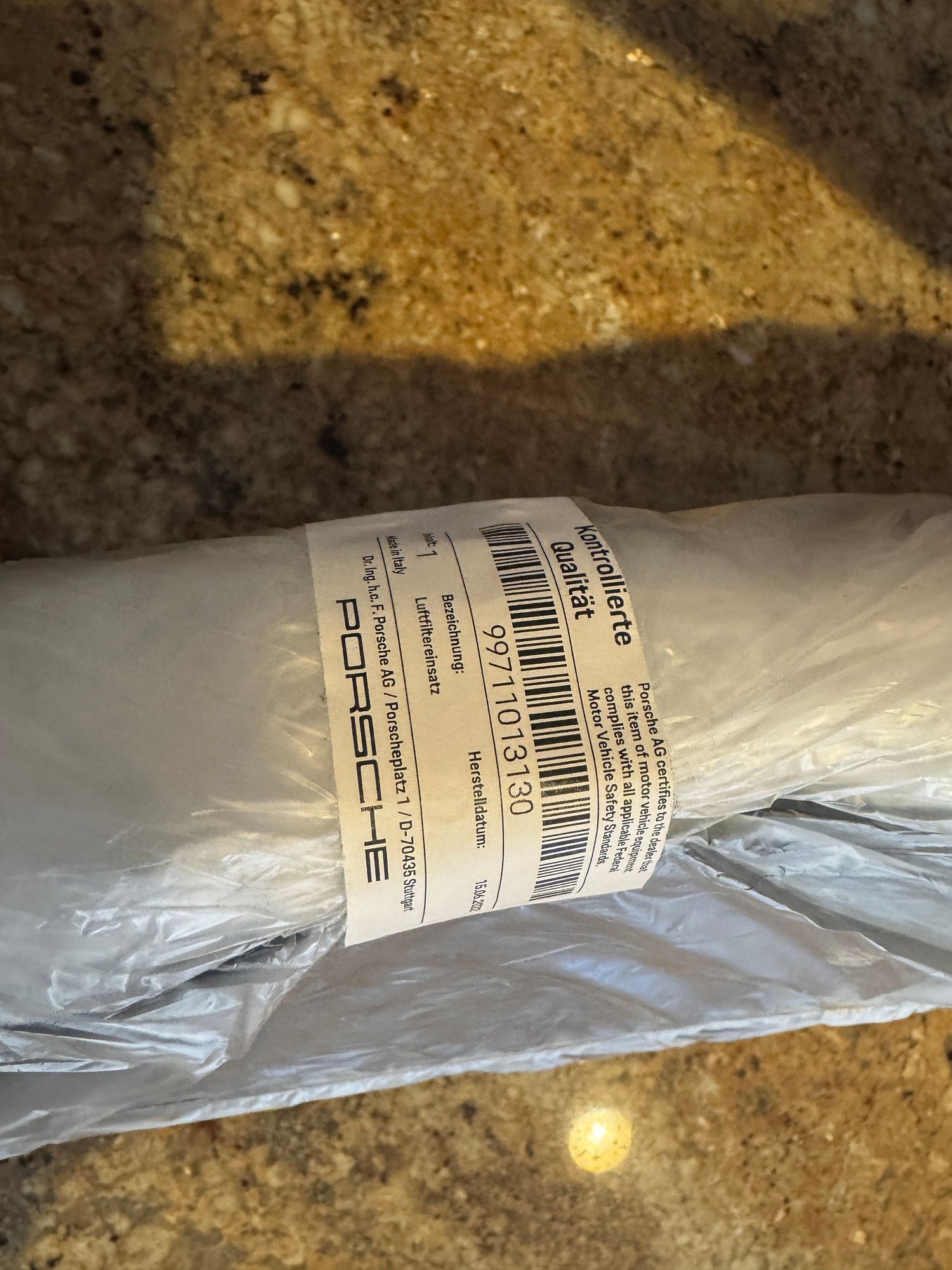 Engine - Intake/Fuel - Share Genuine Porsche Air Filter 997-110-131-30, NEW, unused, never installed - New - 2010 to 2013 Porsche 911 - Burke, VA 22015, United States