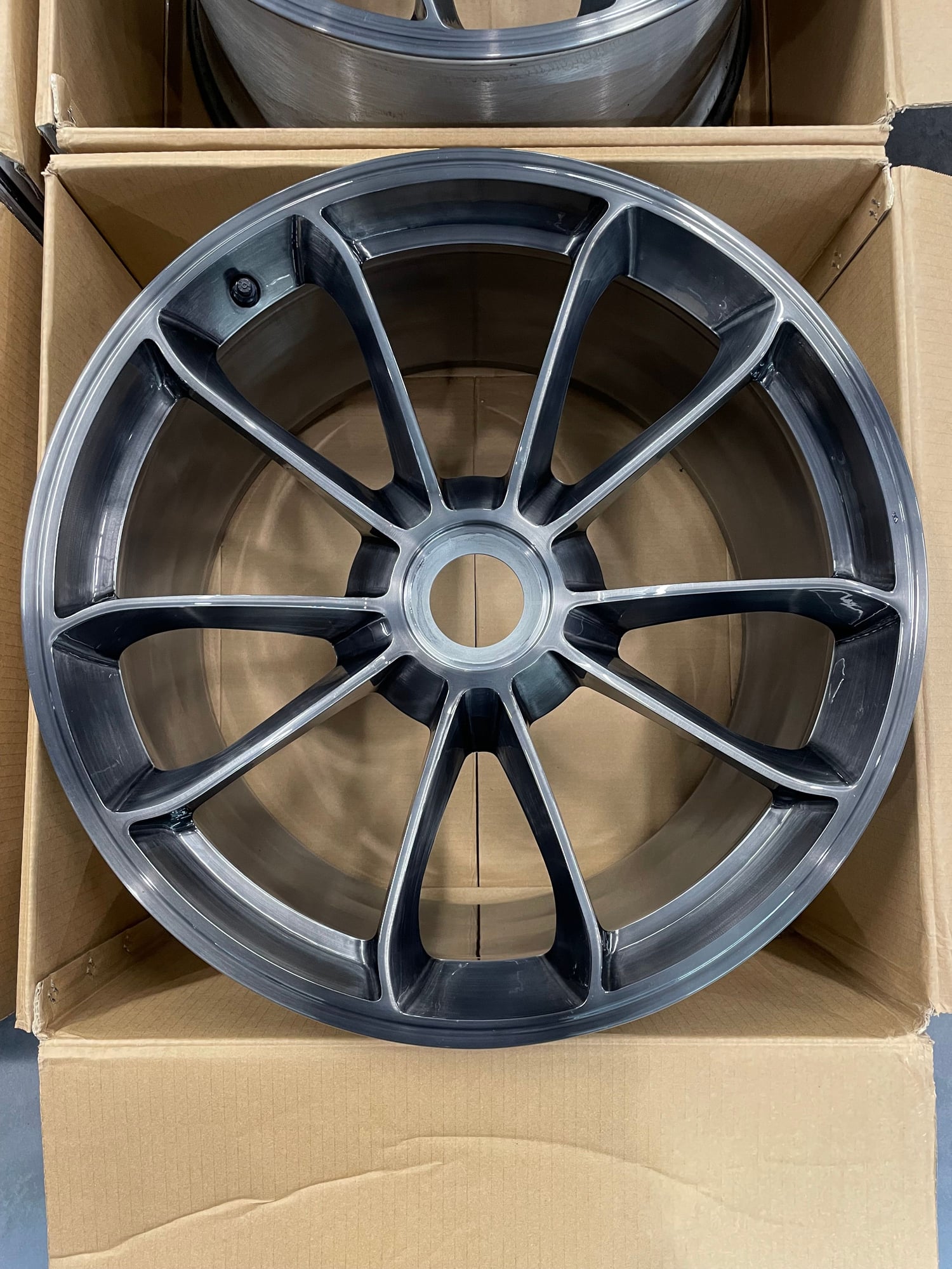 Wheels and Tires/Axles - 991 GT3 OEM Wheels with custom brushed finish - Used - 2015 to 2019 Porsche 911 - Harrisonburg, VA 22801, United States