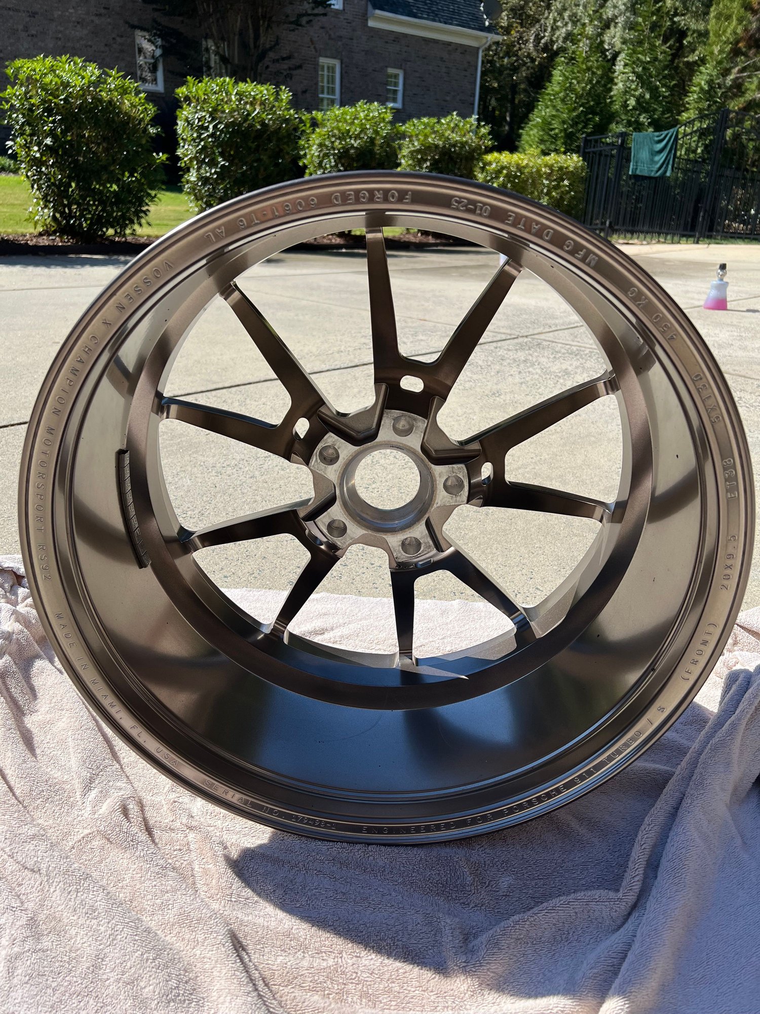Wheels and Tires/Axles - Vossen Champion RS92 21x12 & 20x9.5 for 992 TTS - Used - Charlotte, NC 28173, United States