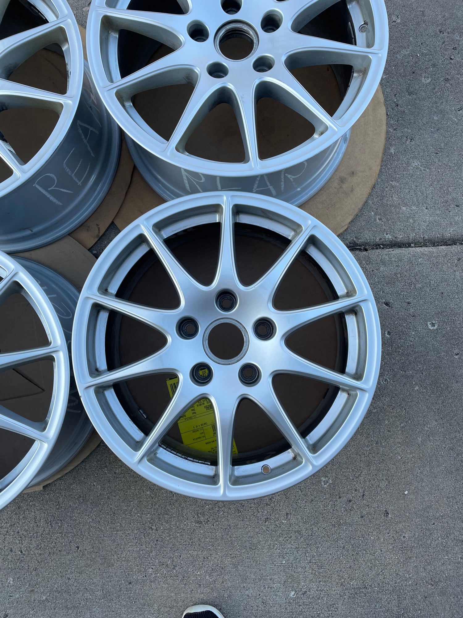 2020 Porsche Cayenne - 18" OEM Porsche Panamera S Wheels - 970 970.1 - Silver - Wheels and Tires/Axles - $750 - Plymouth, MN 55447, United States