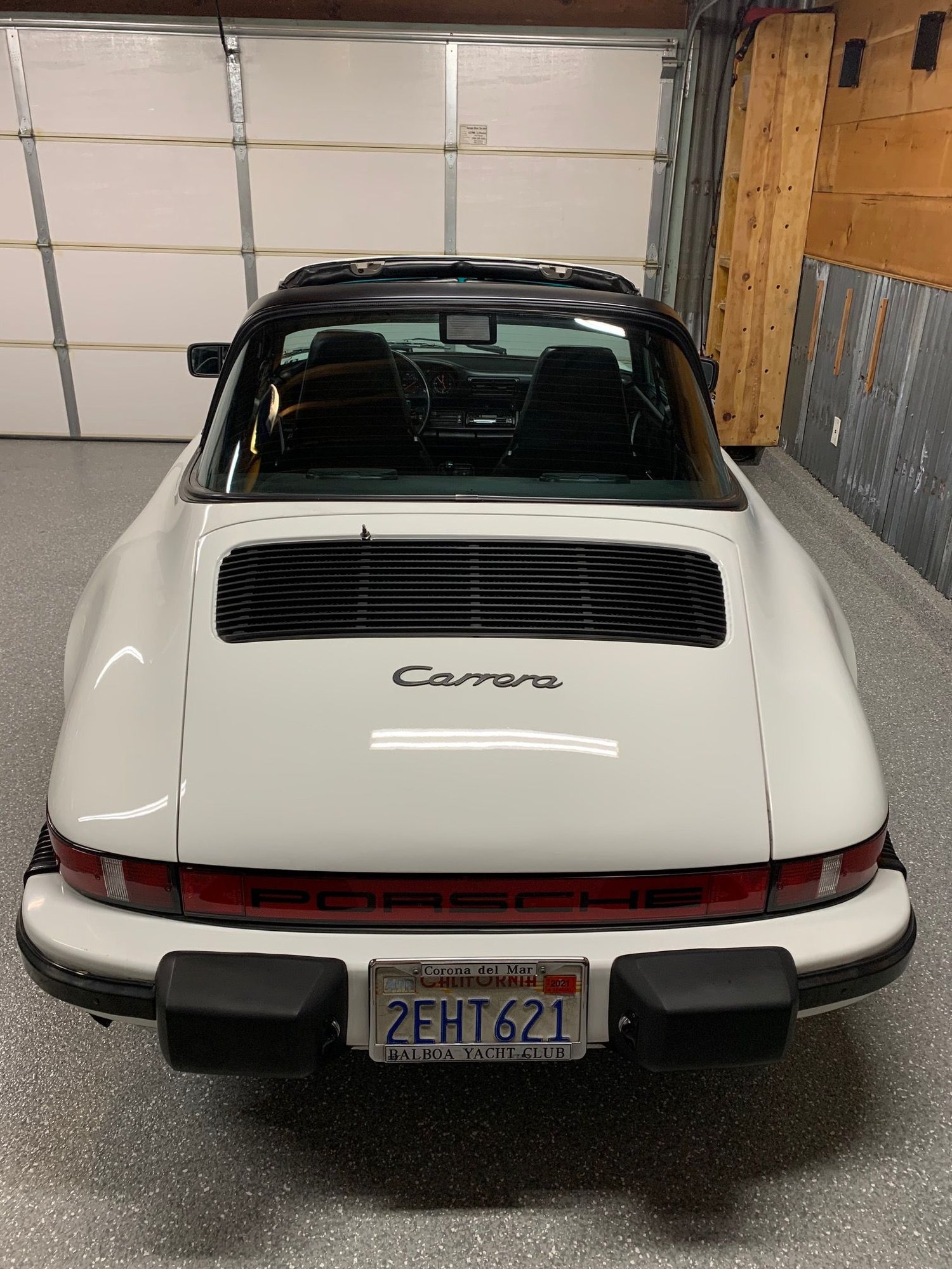 1986 Porsche 911 - 1986 Carrera Targa - California Car - Used - VIN WPOEB0910GS160776 - 6 cyl - 2WD - Manual - White - Dana Point, CA 92629, United States