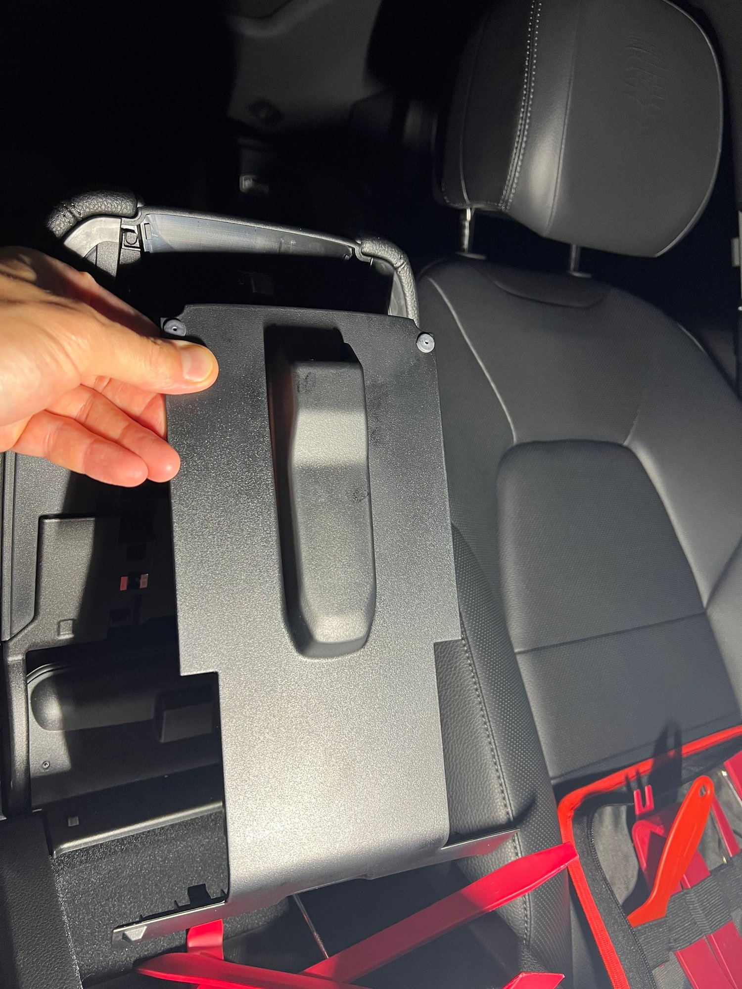 Outer plastic cover - held by clips