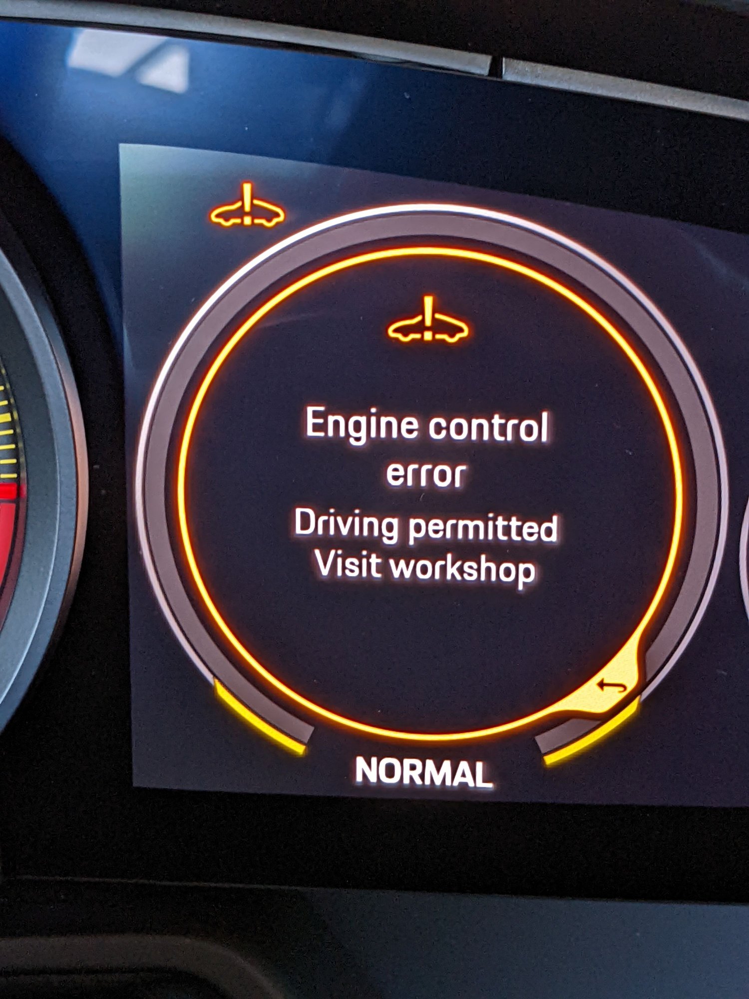 Porsche Engine Control Fault Driving Permitted - g5rxkkf