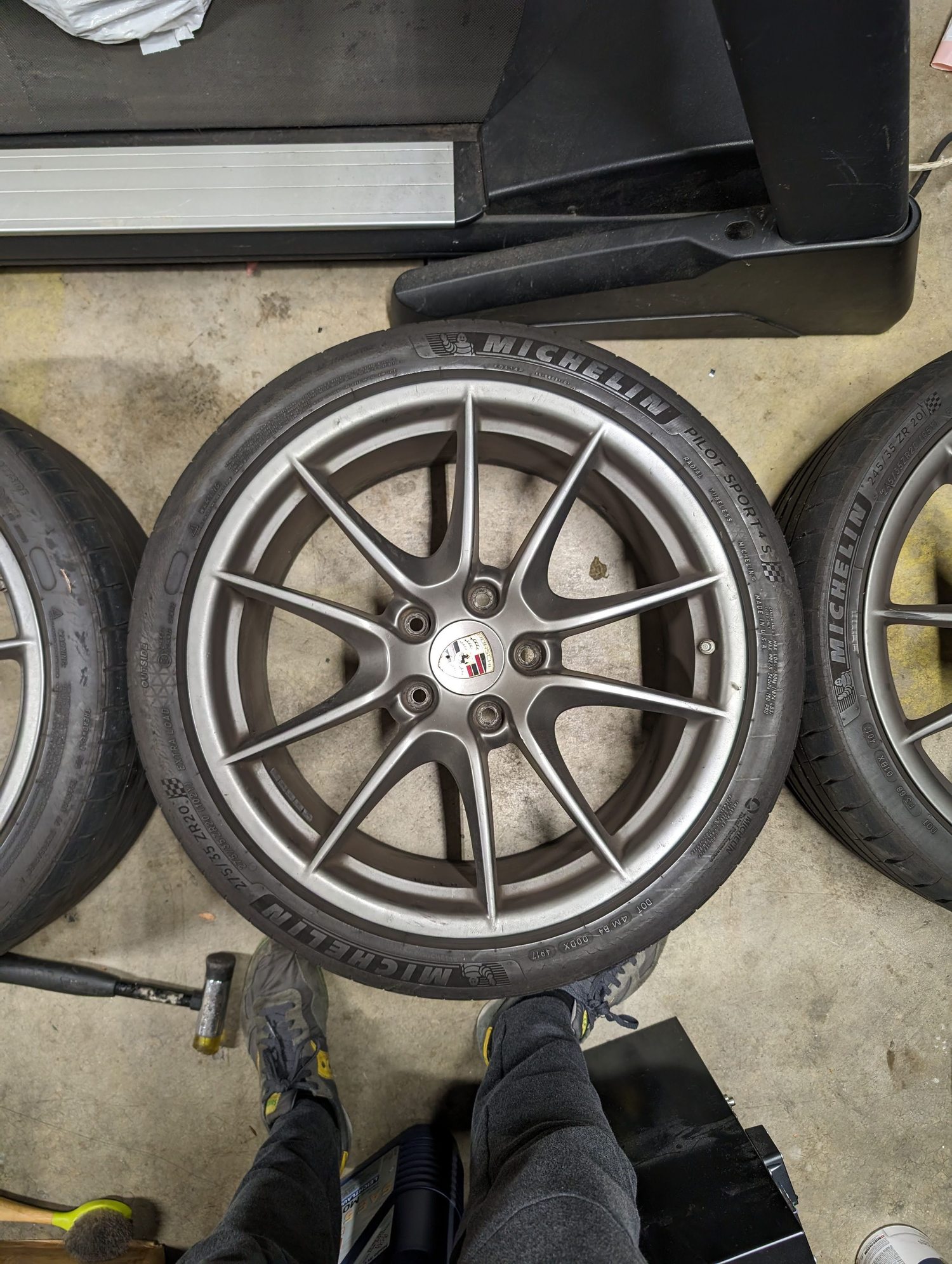Wheels and Tires/Axles - 20" 981 Carrera S Wheels in Platinum Satin - Used - -1 to 2024  All Models - -1 to 2024  All Models - South San Francisco, CA 94080, United States
