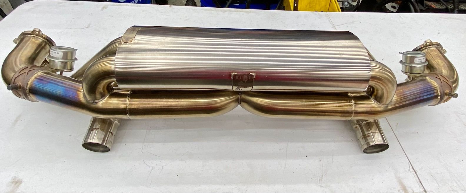 Engine - Exhaust - Kline Inconel Muffler and SS OAP for 718 GT4/Spyder/4.0 GTS - Used - All Years  All Models - Jersey City, NJ 07302, United States
