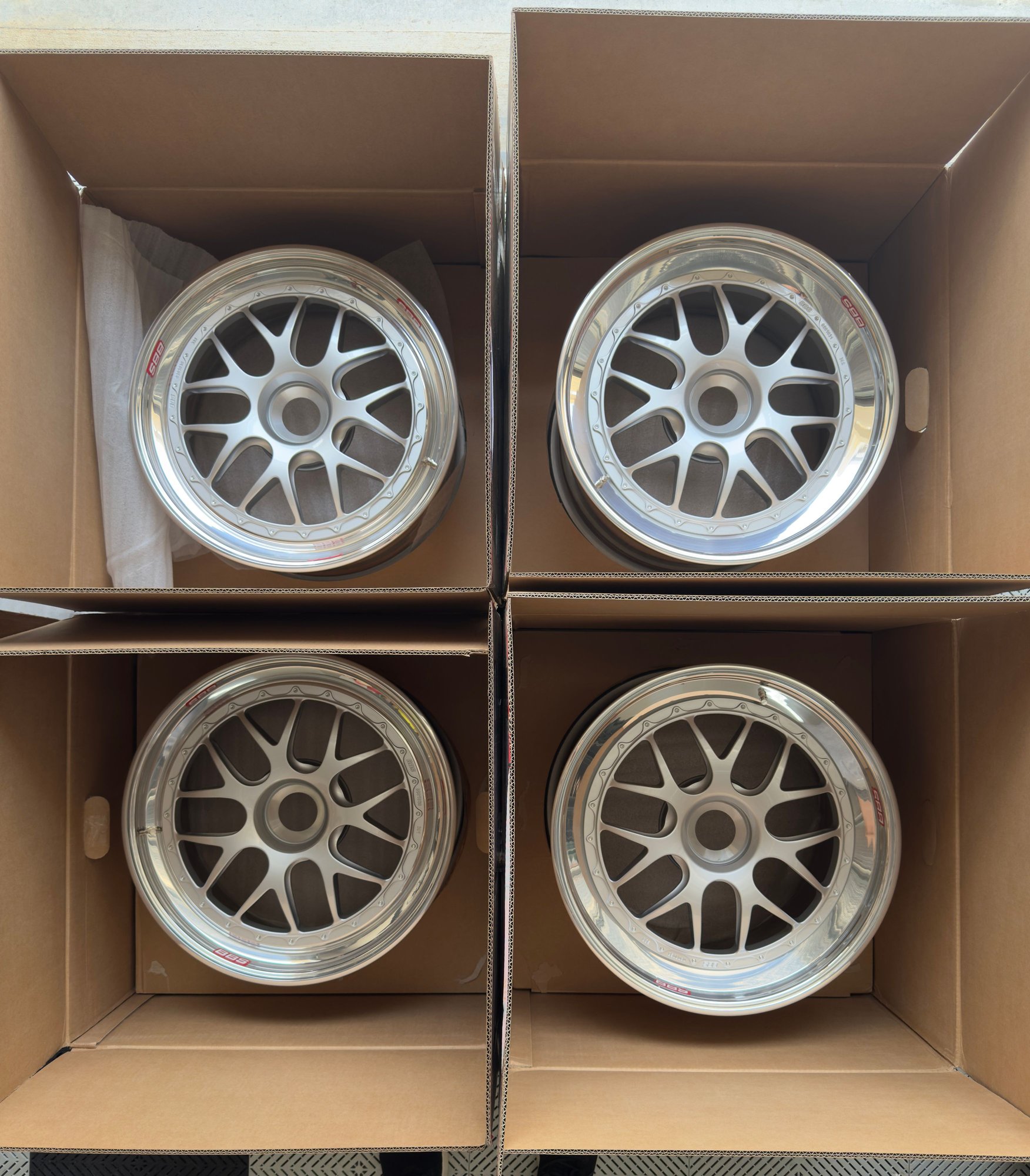 Wheels and Tires/Axles - Brand New BBS E07 Motorsport Silver Wheels - Porsche 997.2 GT3 Fitment - New - All Years  All Models - Raleigh, NC 27513, United States