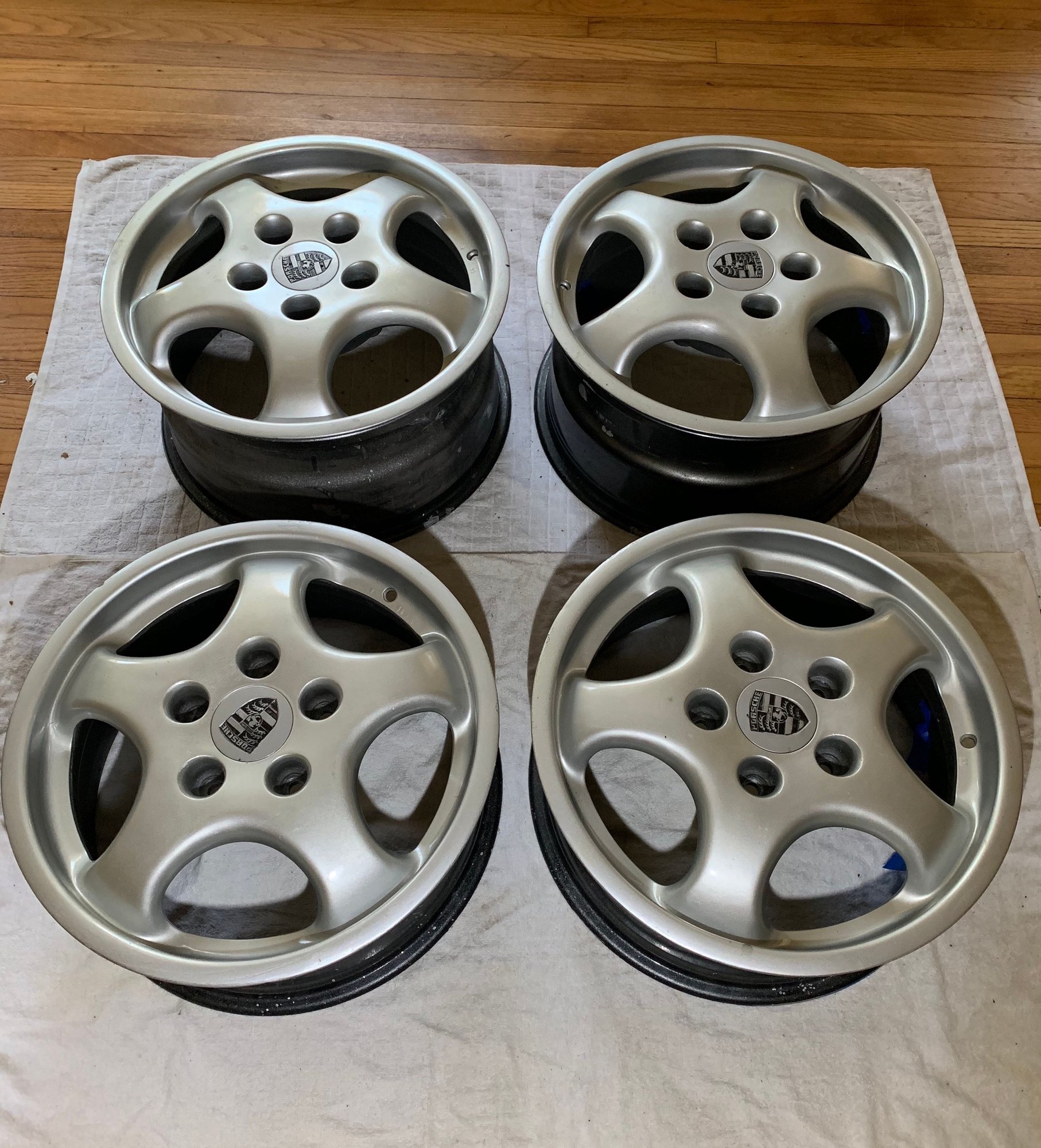 Wheels and Tires/Axles - OEM Porsche Cup 1 17" Wheels 964 - Used - Cincinnati, OH 45220, United States