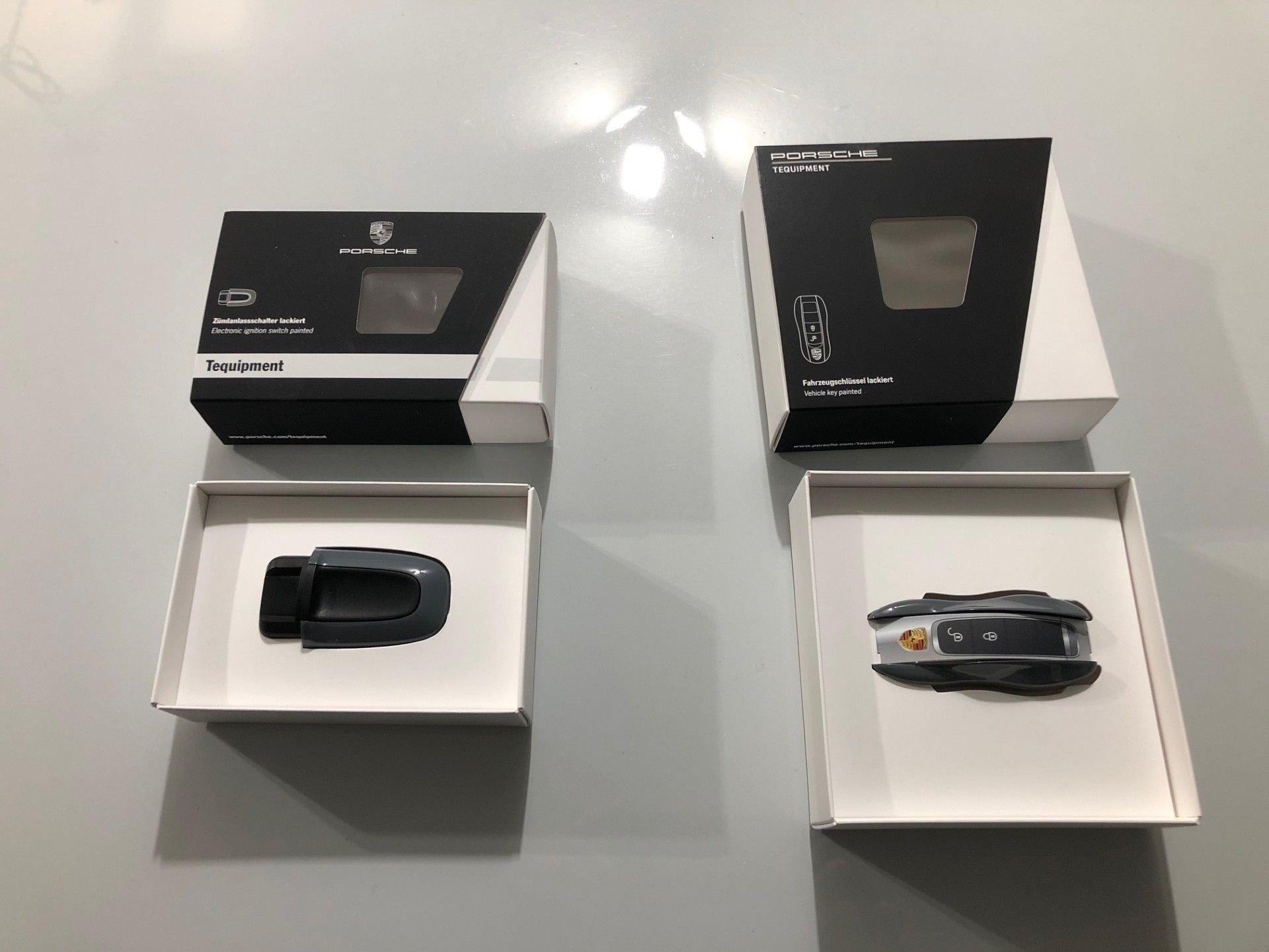 Accessories - FS - Entry and Drive - Key Plug and Key Trim - Arctic Grey  and Alcantara Key Case - Used - 0  All Models - Mill Creek, WA 98012, United States