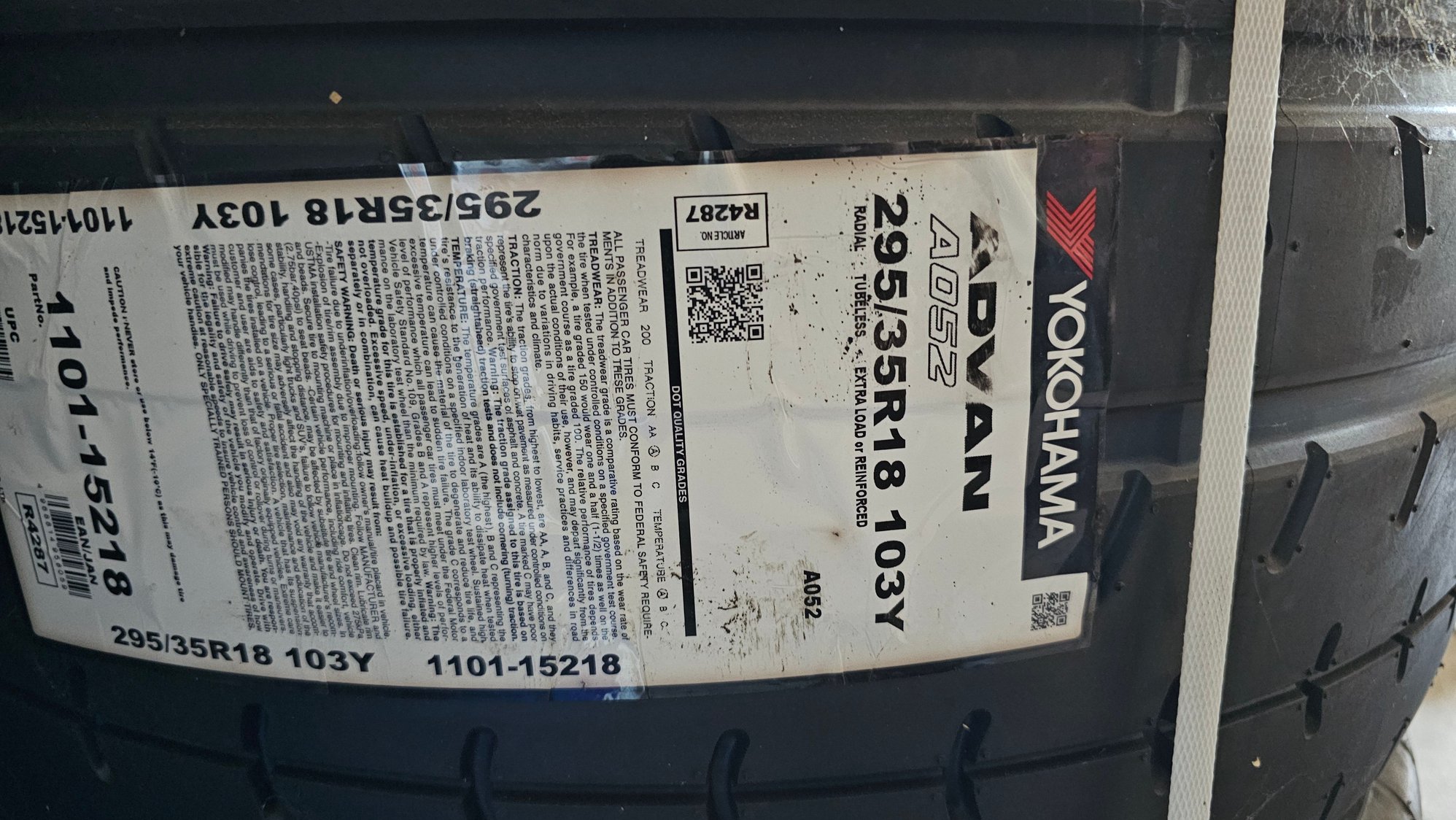 Wheels and Tires/Axles - Yokohama A052, 2 - 295/35R18, 2 - 265/35R18 - New - Atlanta, GA 30319, United States