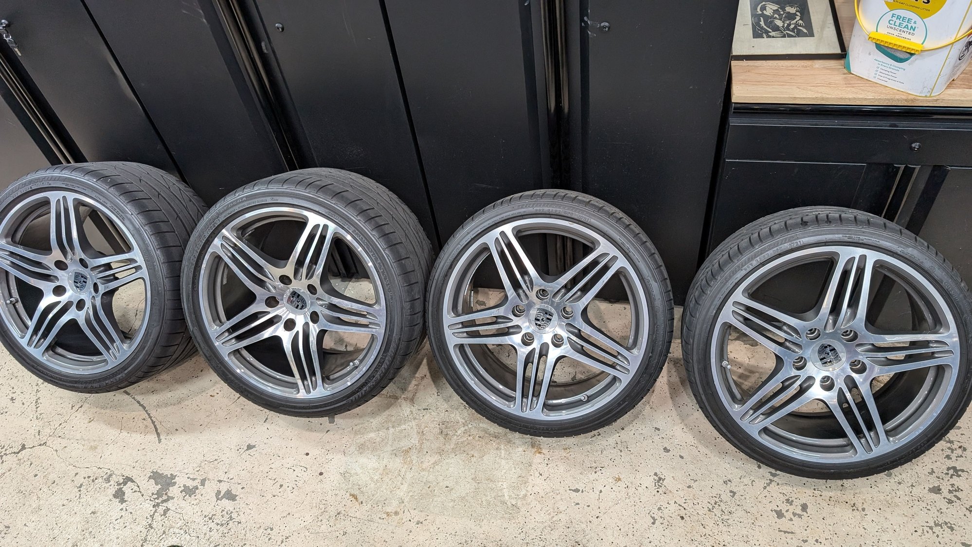 Wheels and Tires/Axles - Turbo wheels (997.1) with tires and TPMS - Used - All Years Porsche 911 - Pittsburgh, PA 15215, United States