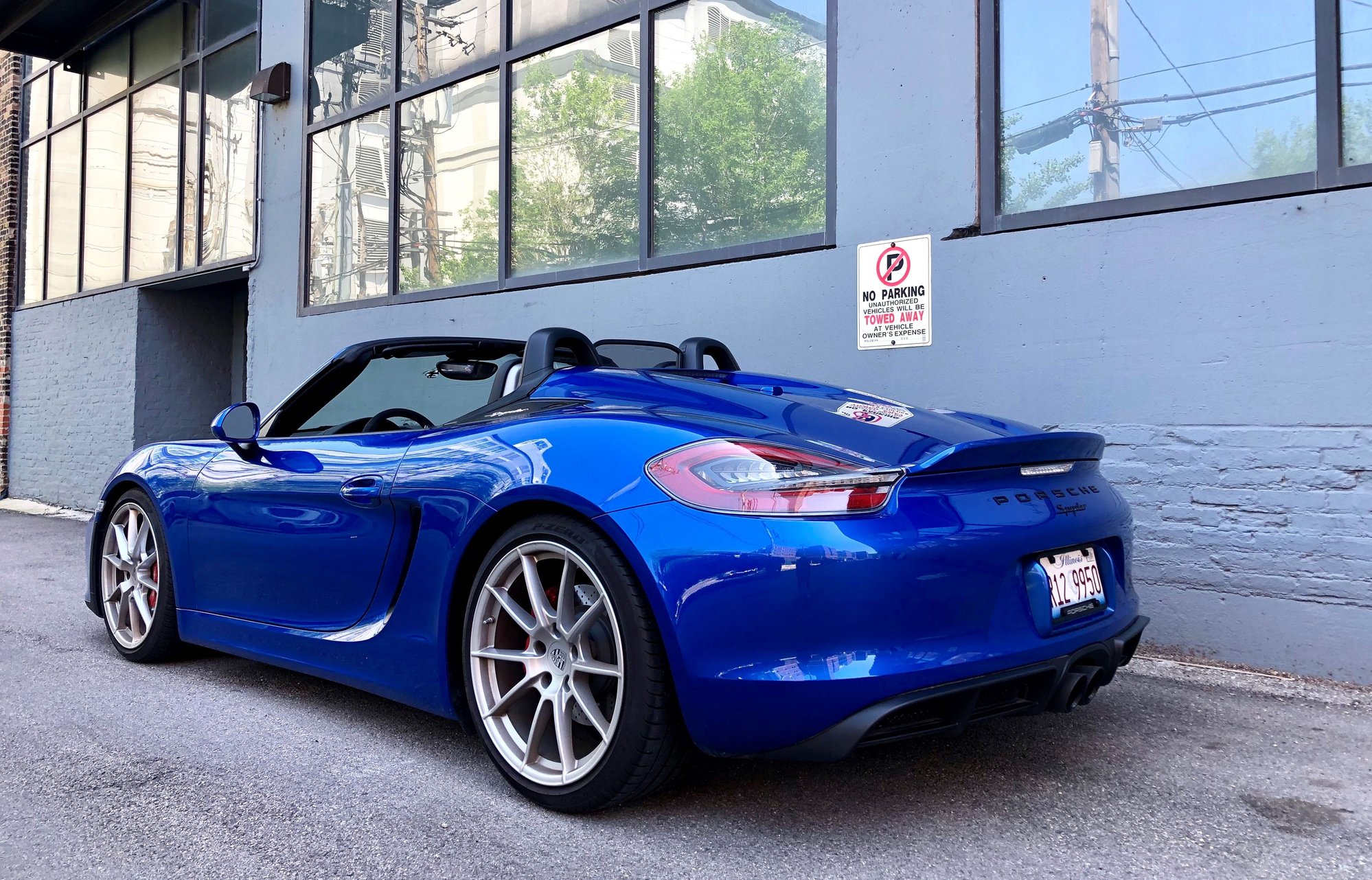 2016 Porsche Boxster - 2016 981 Porsche Boxster Spyder – Sapphire Blue Metallic - Used - VIN WP0CC2A87GS152120 - 11,000 Miles - 6 cyl - 2WD - Manual - Convertible - Blue - Chicago, IL 60607, United States