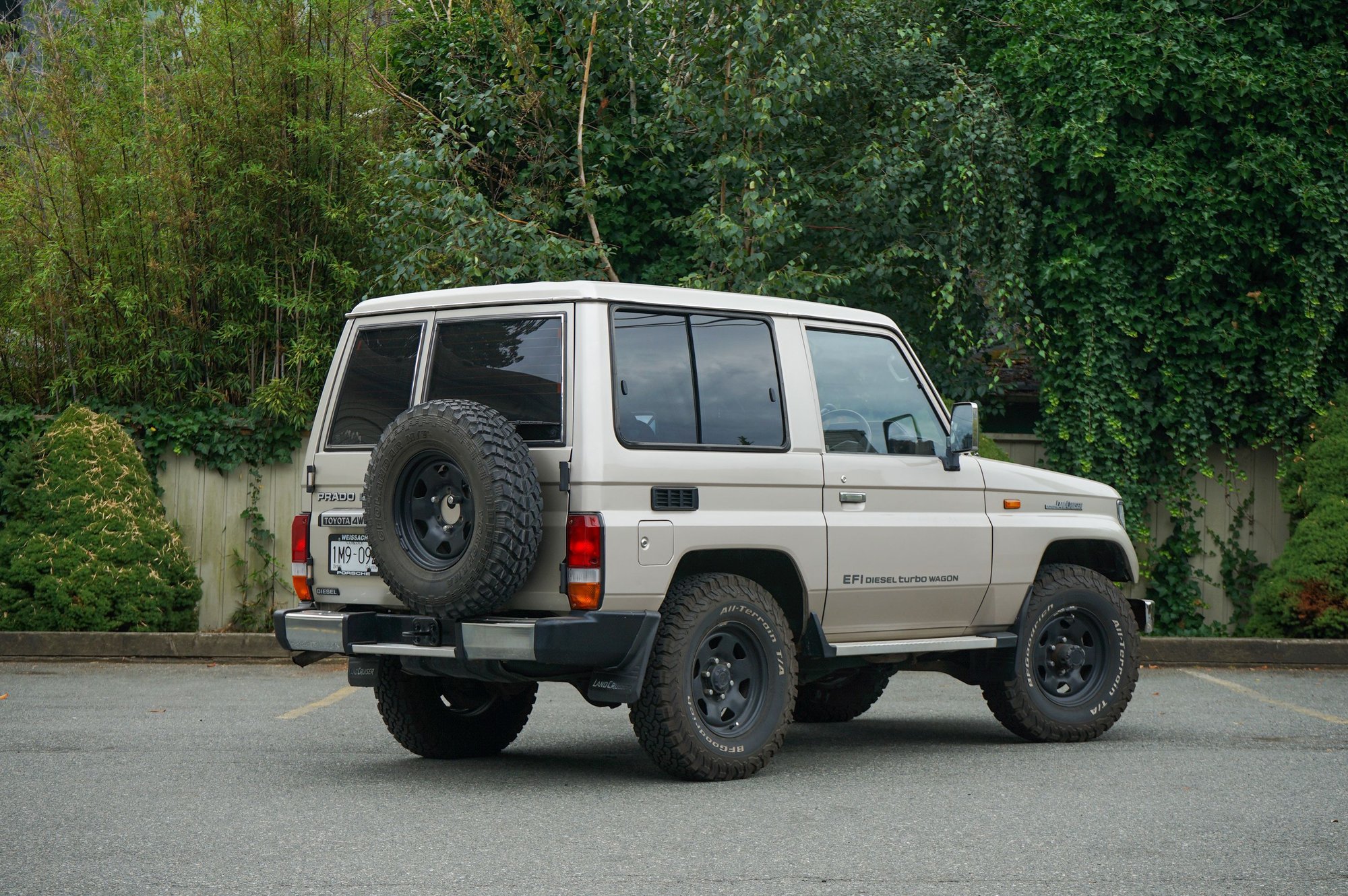 1990 Toyota Land Cruiser - 1990 Toyota Land Cruiser Prado - 5-Speed Manual Turbo Diesel - Used - VIN 00000000000000000 - 70,000 Miles - 4 cyl - 4WD - Manual - Truck - Vancouver, BC V5Z4N6, Canada