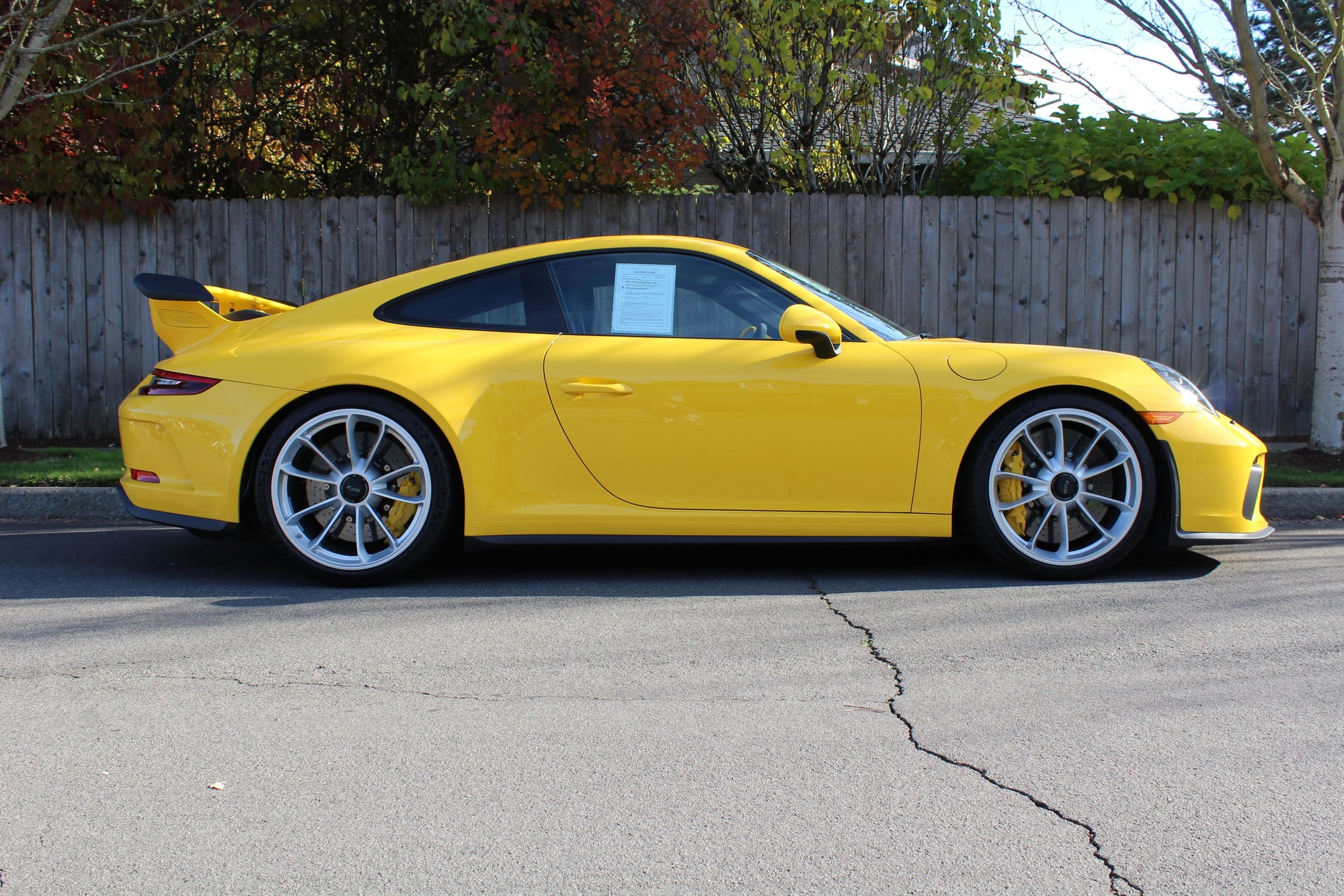 2018 Porsche GT3 - RARE one off Summer Yellow 2018 GT3 Available NOW!! - Used - VIN WP0AC2A98JS175218 - 62 Miles - 6 cyl - 2WD - Manual - Coupe - Yellow - Brownsburg, IN 46112, United States