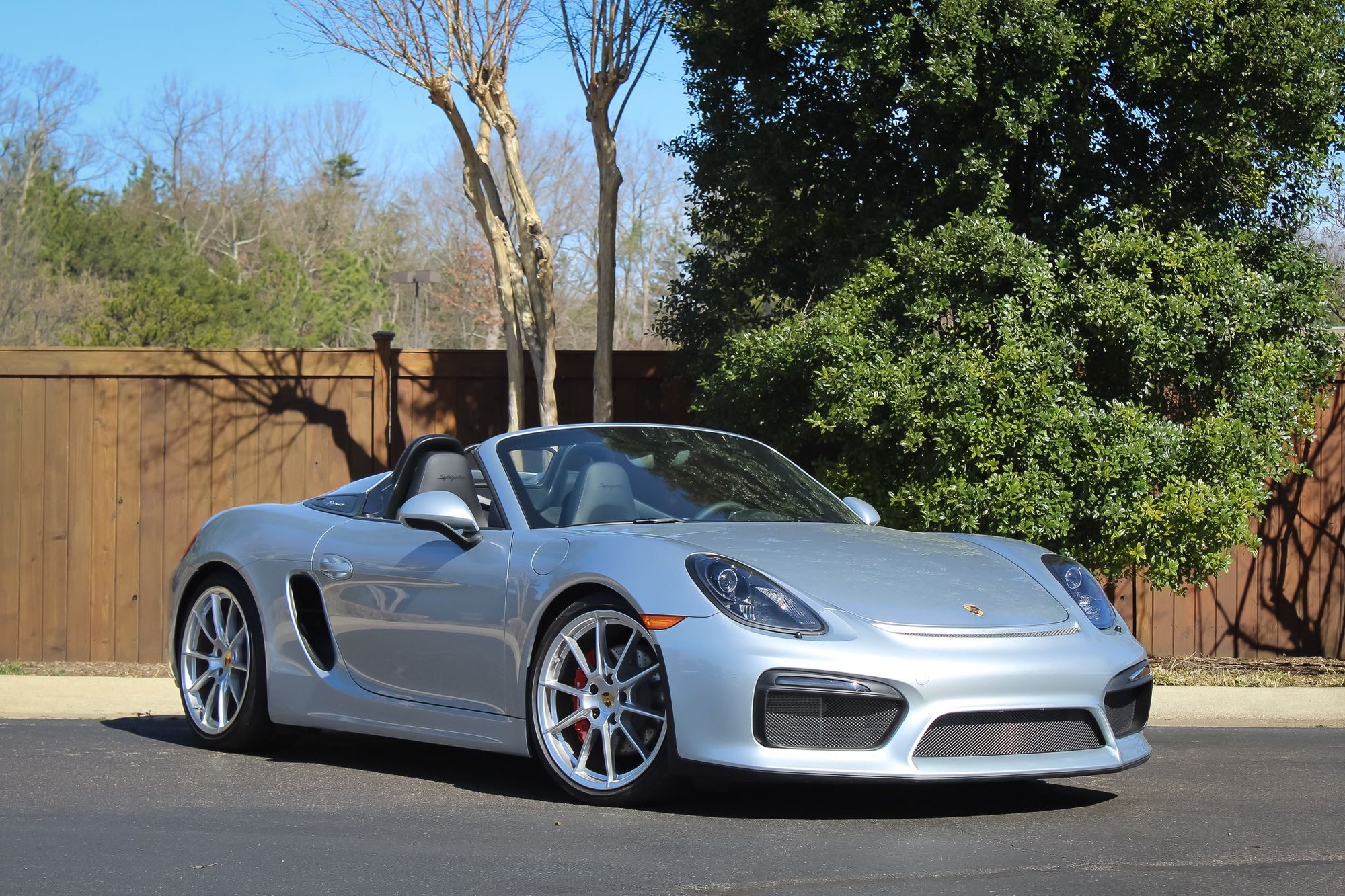 2016 Porsche Boxster - 2016 Boxster Spyder-330 miles!! - Used - VIN WP0CC2A84GS152432 - 330 Miles - 6 cyl - 2WD - Manual - Coupe - Silver - Richmond, VA 23113, United States