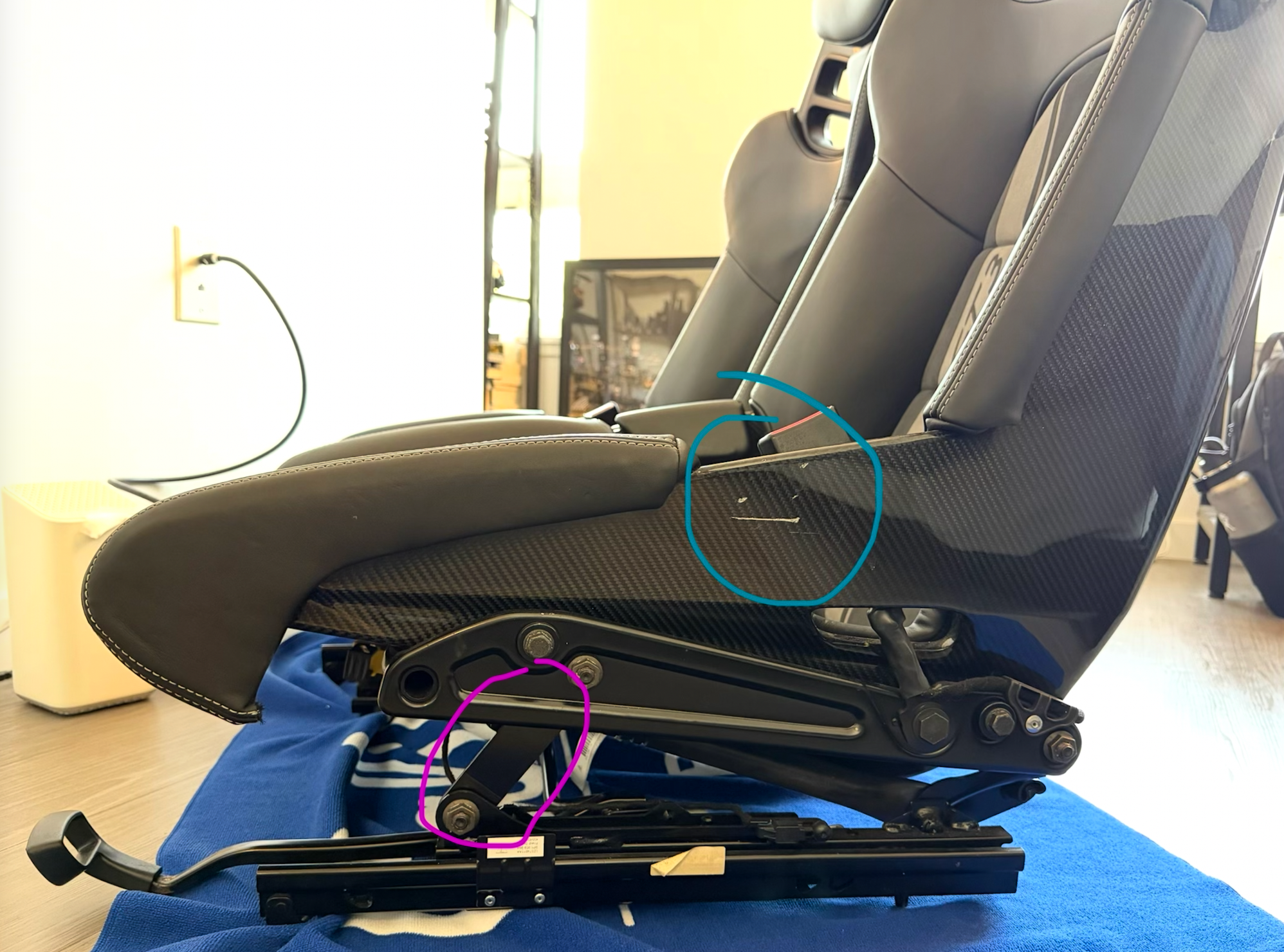 Interior/Upholstery - 991 GT3 Carbon Bucket Seats (LWB / LWCB) - Used - 2014 to 2026 Porsche 911 - San Jose, CA 95134, United States