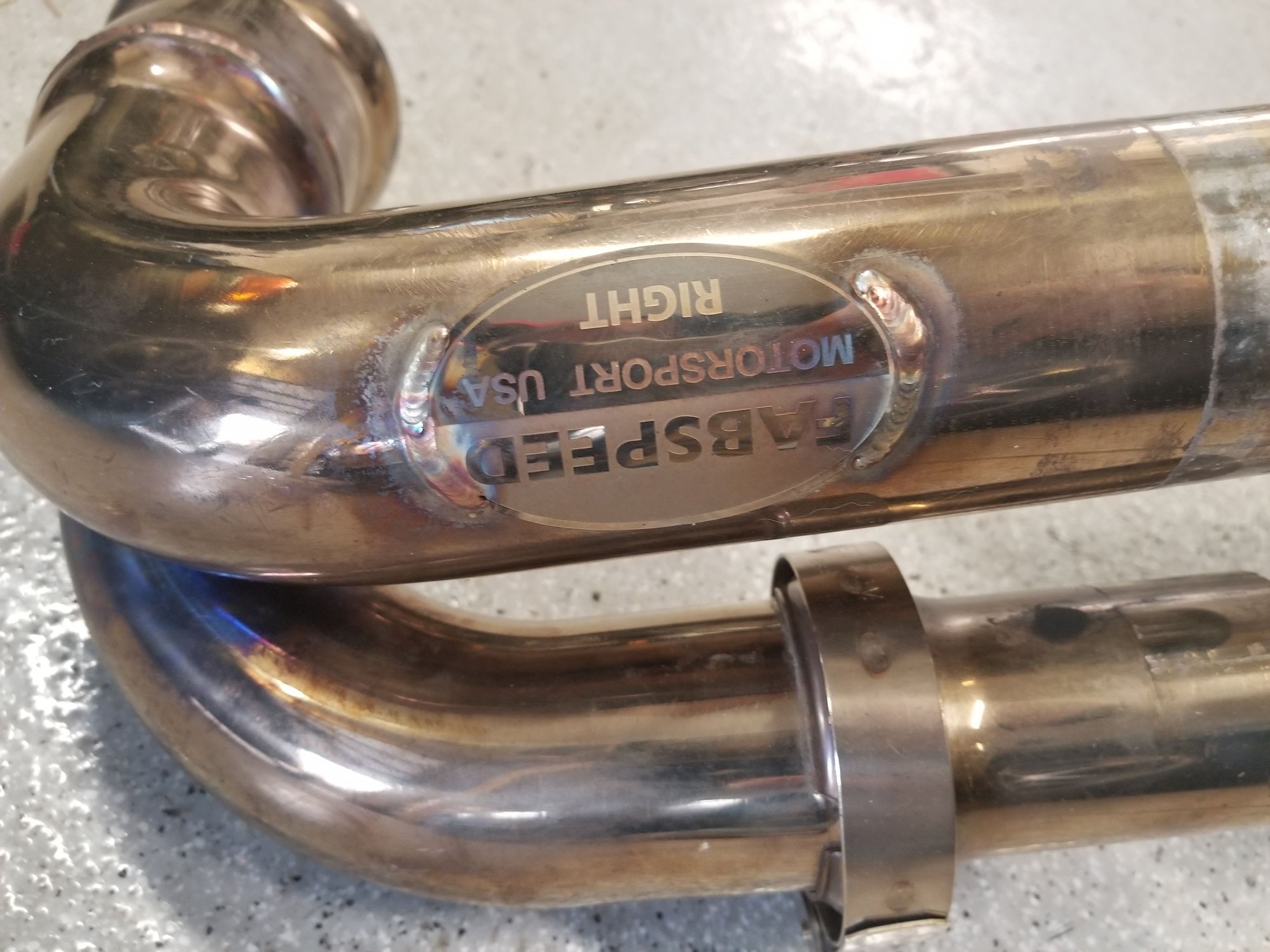 Engine - Exhaust - 991 GT3/RS Fabspeed Side Muffler Bypass Pipes - Used - 2014 to 2019 Porsche 911 - Barrington, IL 60010, United States