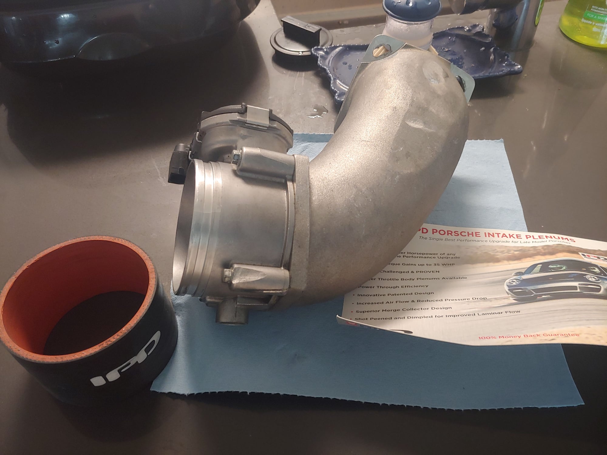 Engine - Intake/Fuel - IPD Competition Intake Pipe & GT3 Throttle Body - 987.2 Cayman Boxster 2009-2012 - Used - San Francisco, CA 94965, United States