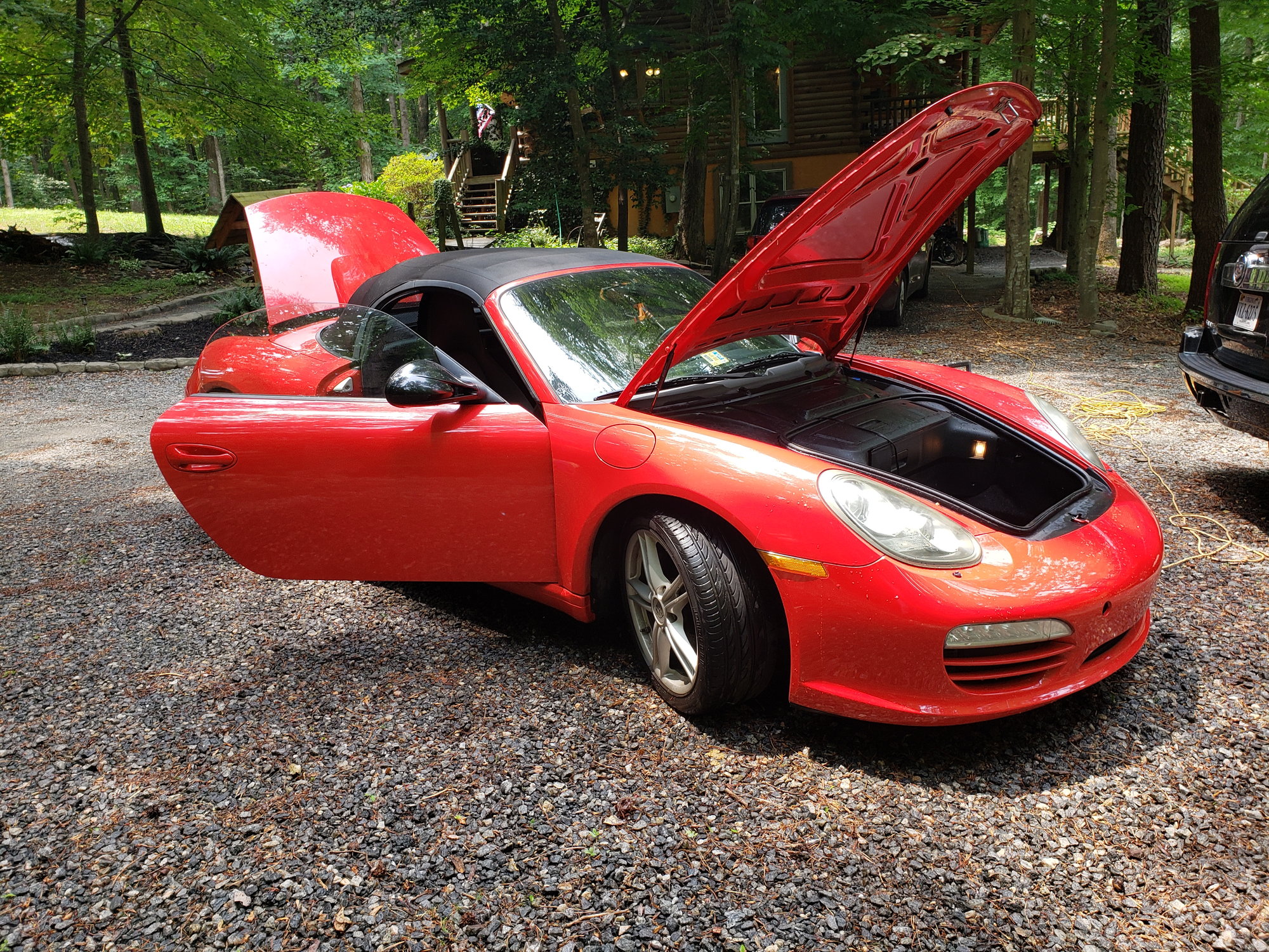 2010 Porsche Boxster - 2010 Red Boxster Just Serviced - Needs Cleanup - Make Offer - Used - VIN WP0CA2A85AS710298 - 105,000 Miles - 6 cyl - 2WD - Manual - Convertible - Red - Fredericksburg, VA 23024, United States