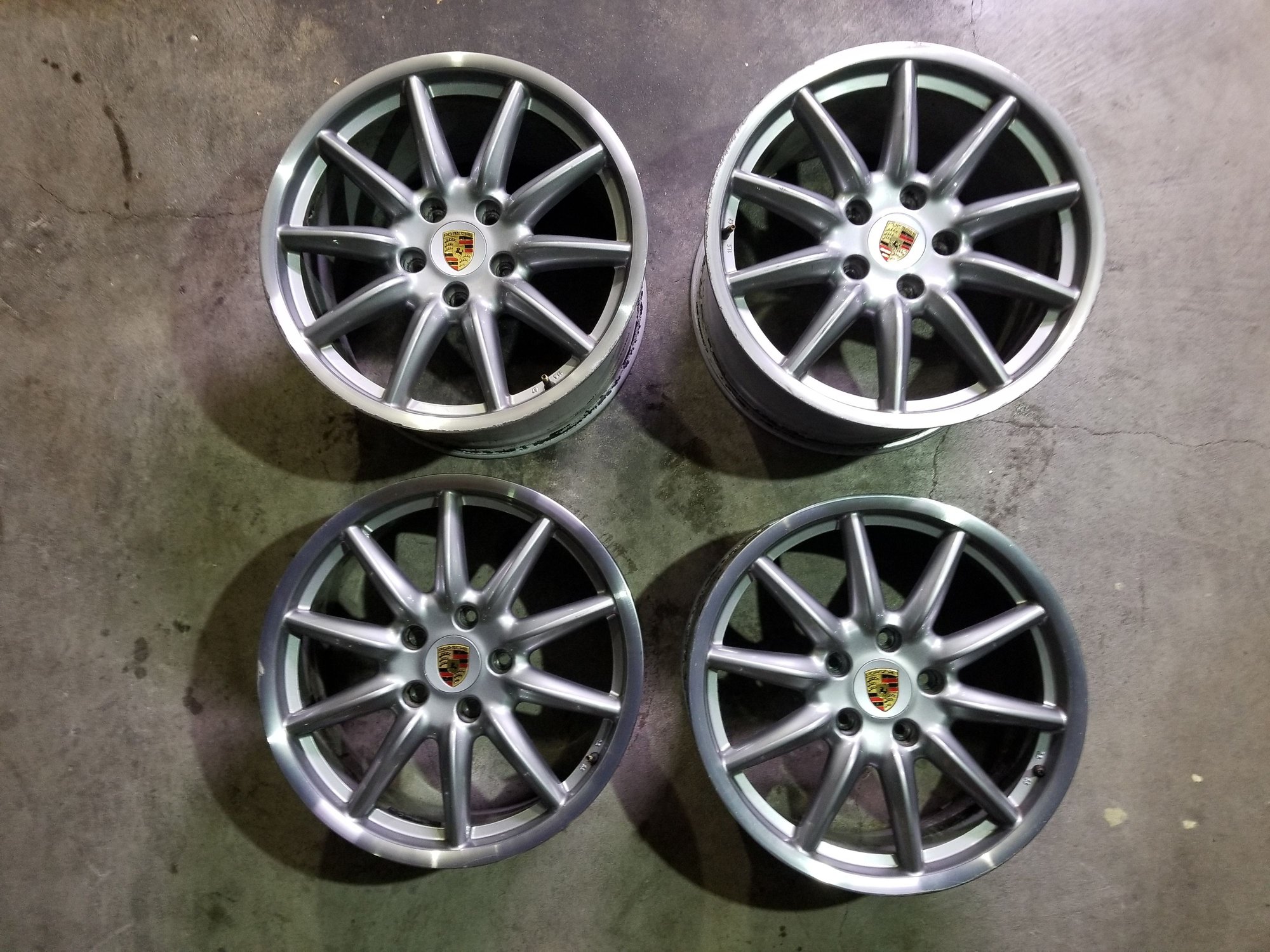 Wheels and Tires/Axles - Porsche 911 Carrera Sports GTS wheels 997 OEM 19x8.5 (2) 19x11.5 (2) - Used - 2005 to 2012 Porsche 911 - Los Angeles, CA 90065, United States