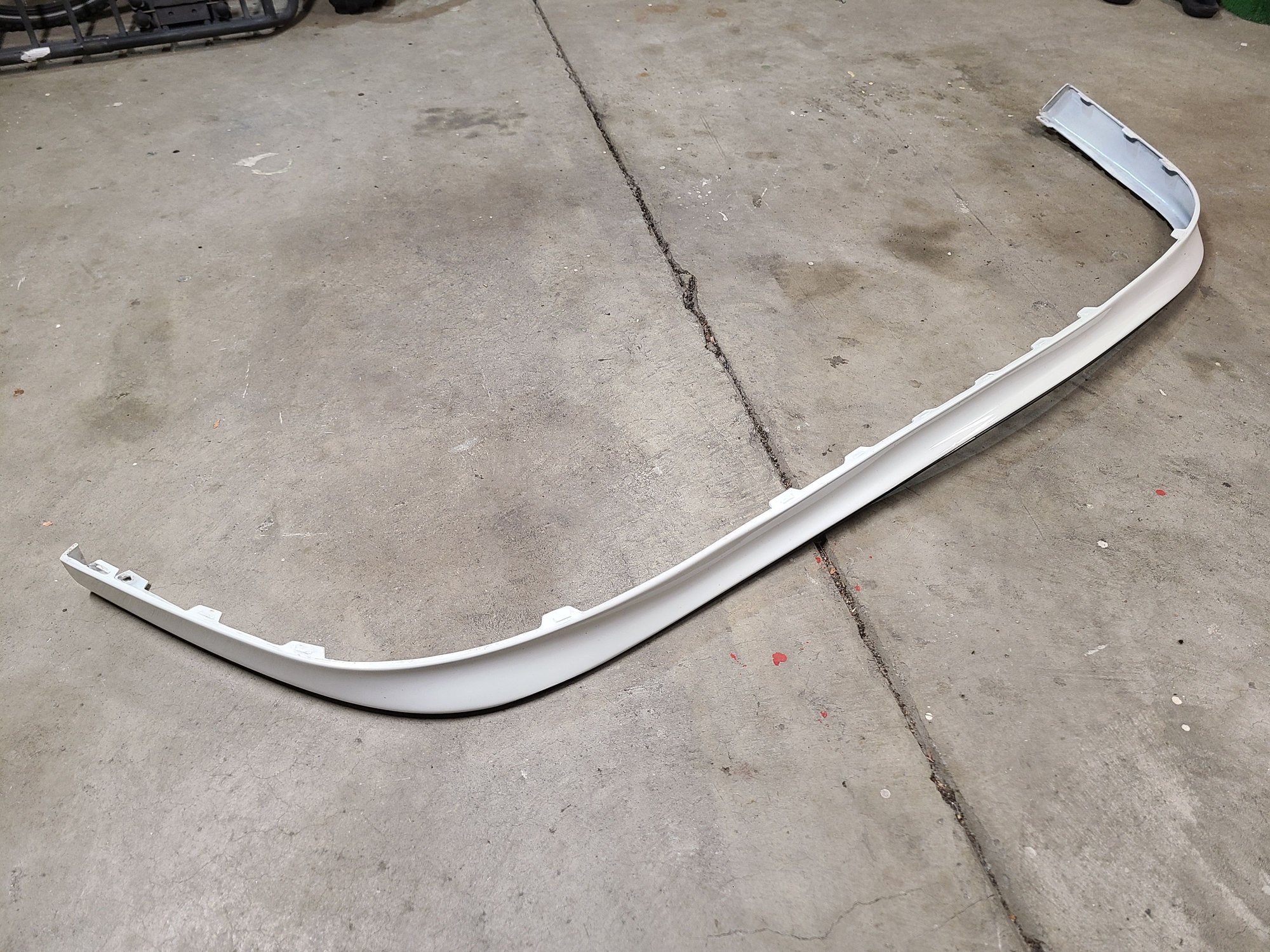 Exterior Body Parts - 997 Turbo painted front lip (Carrara White, B9A) - Used - All Years  All Models - Santa Clara, CA 95129, United States
