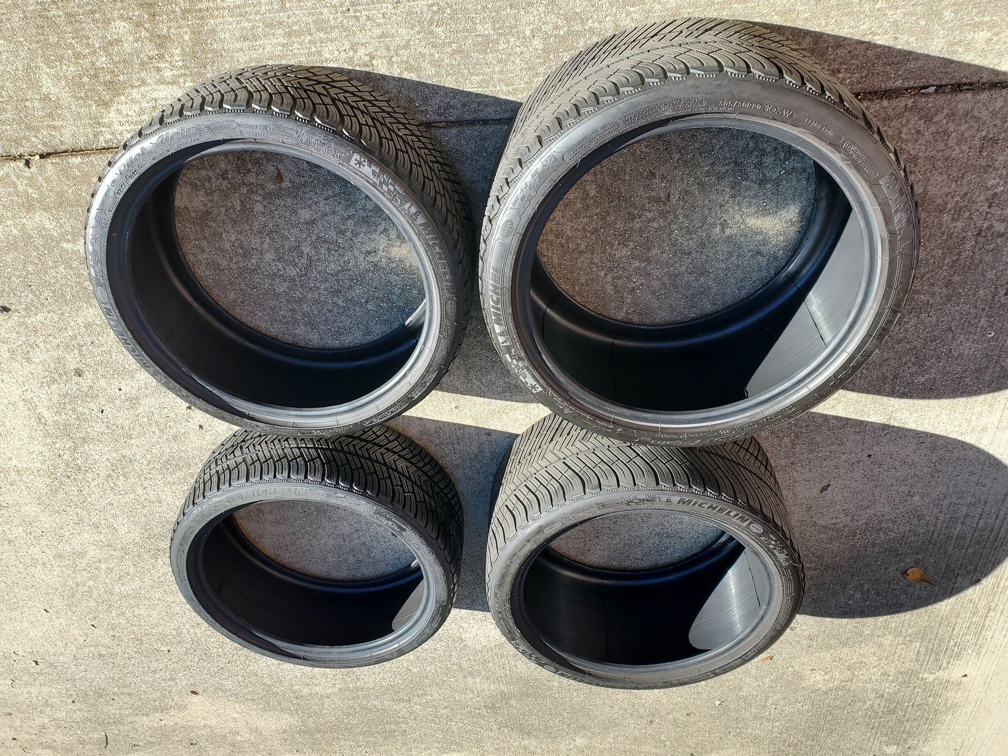 Wheels and Tires/Axles - Winter tires Michelin Alpin for 991 - Used - 2012 to 2019 Porsche 911 - Batavia, IL 60510, United States