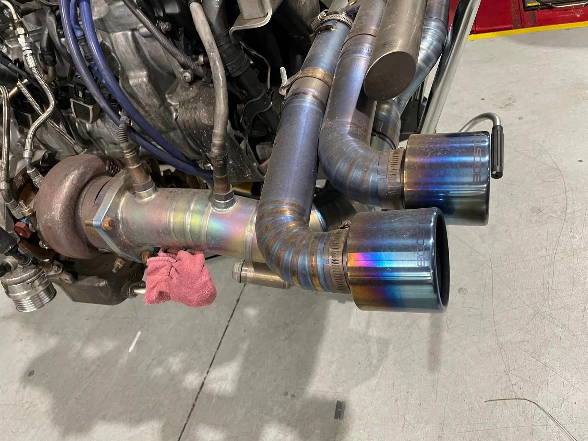 Engine - Exhaust - Boost logic titanium exhaust for the 991 porsche turbo and turbo s - Used - 2013 to 2018 Porsche 911 - High Point, NC 27262, United States