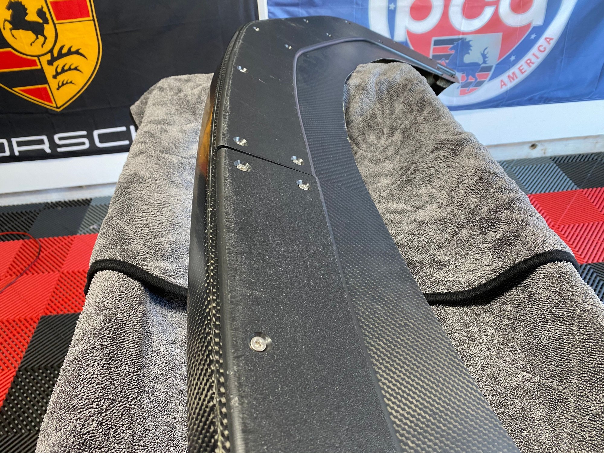 Exterior Body Parts - Vorsteiner wing and front spoiler GT3RS 991.1 - Used - 2016 to 2017 Porsche 911 - San Diego, CA 92106, United States