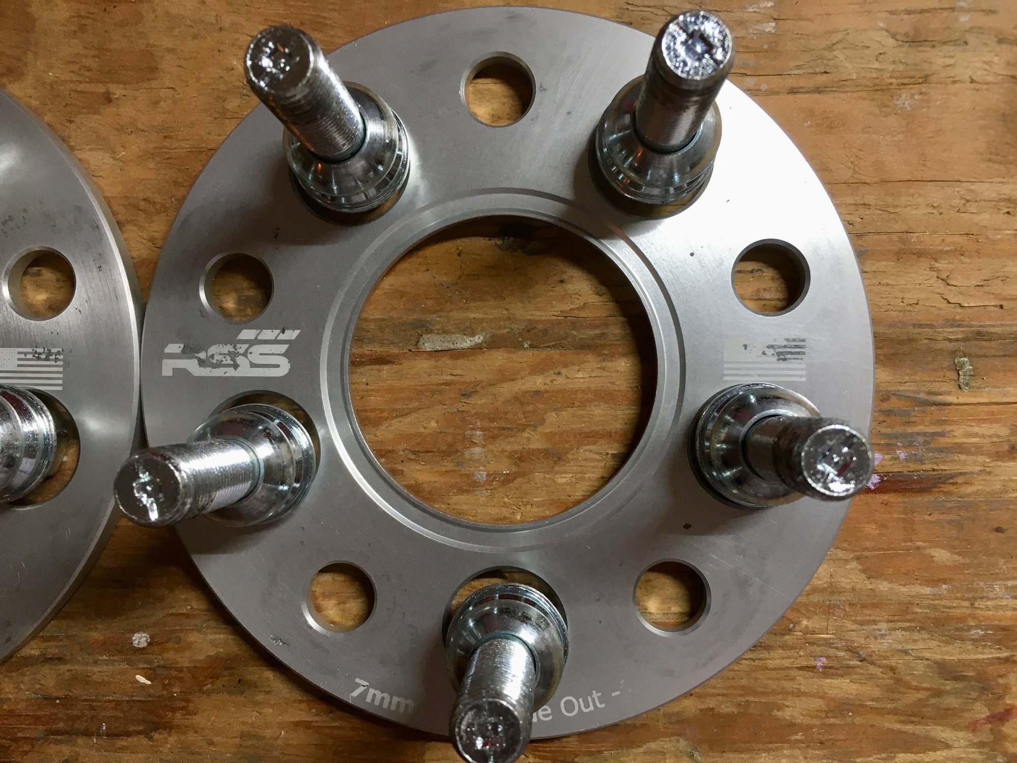 Wheels and Tires/Axles - RSS 7mm Wheel Spacers w/Bolts x4 - Less than 50 miles - Used - 1999 to 2004 Porsche 911 - Zebulon, NC 27597, United States