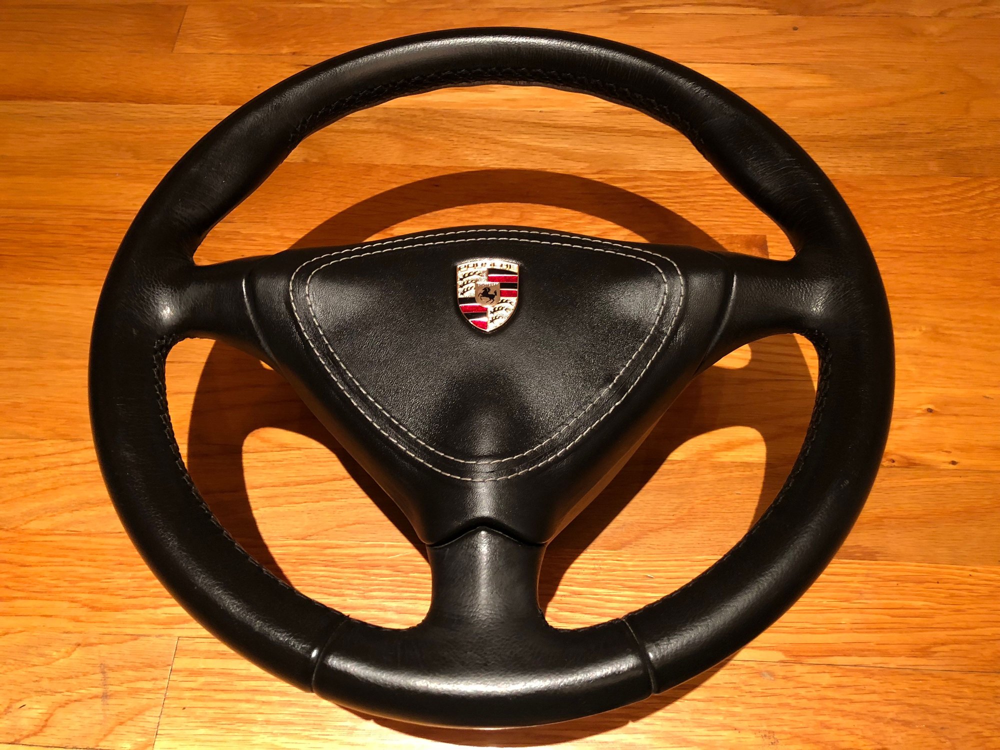 996/993 3 Spoke Steering Wheel with Leather Airbag Rennlist Porsche