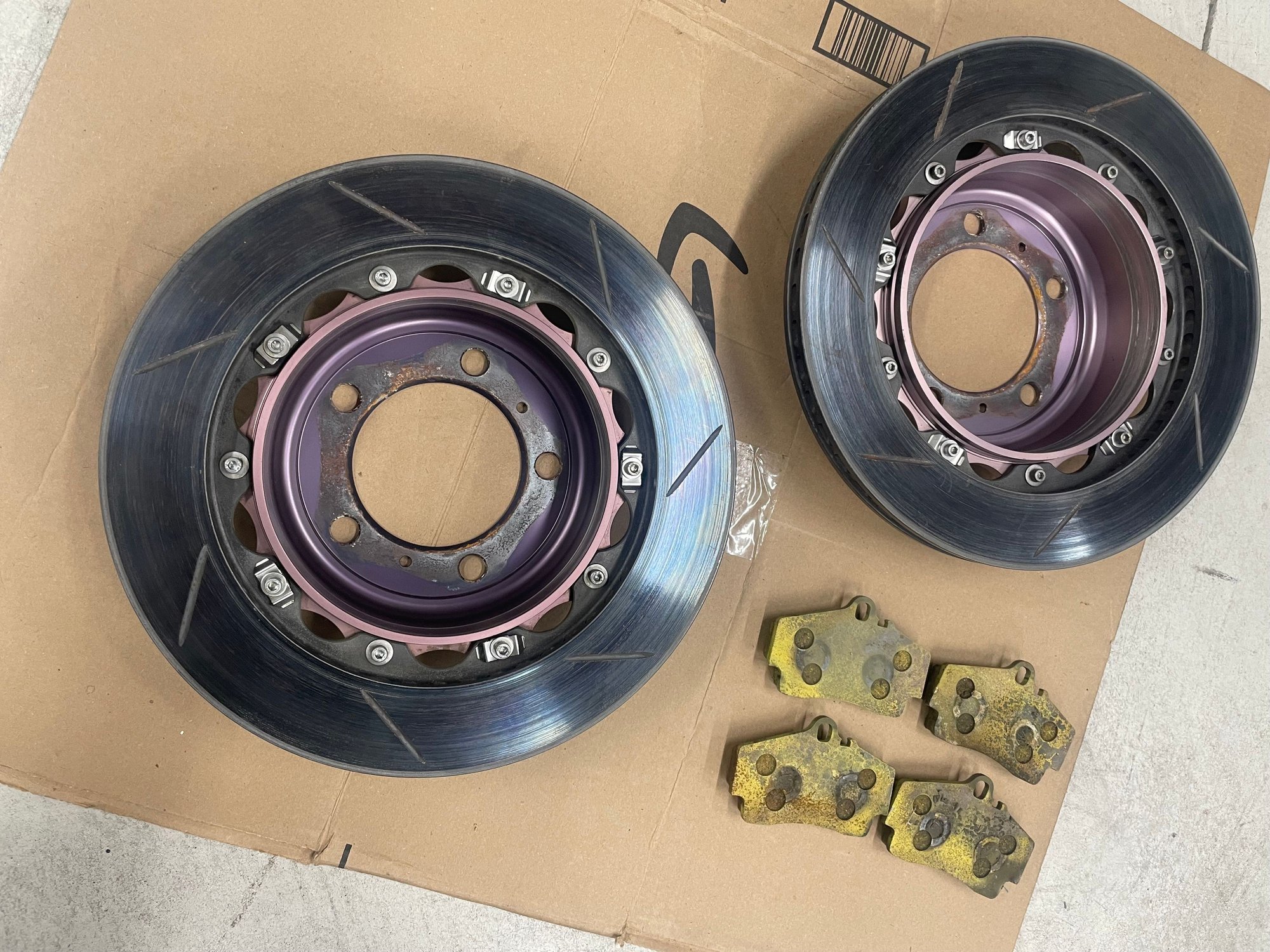 Brakes - Porsche 996 and 997 C2 and C4 rear Girodisc discs and Pagid RS brake pads - Used - 1999 to 2012 Porsche 911 - Minneapolis, MN 55417, United States