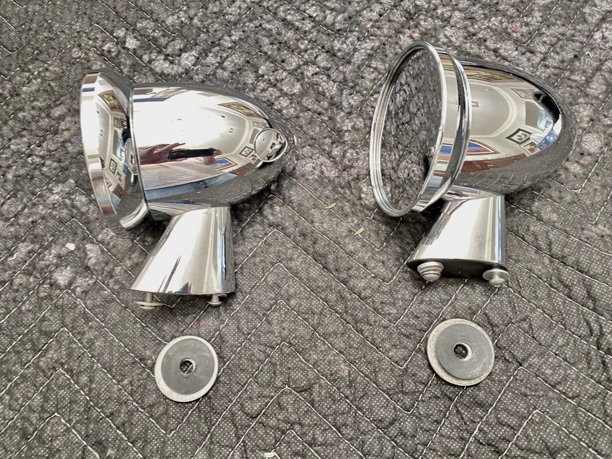 Accessories - Singer Style side view Bullet Mirrors by Achtung Kraft Excellent - Used - -1 to 2026  All Models - Bellaire, TX 77401, United States