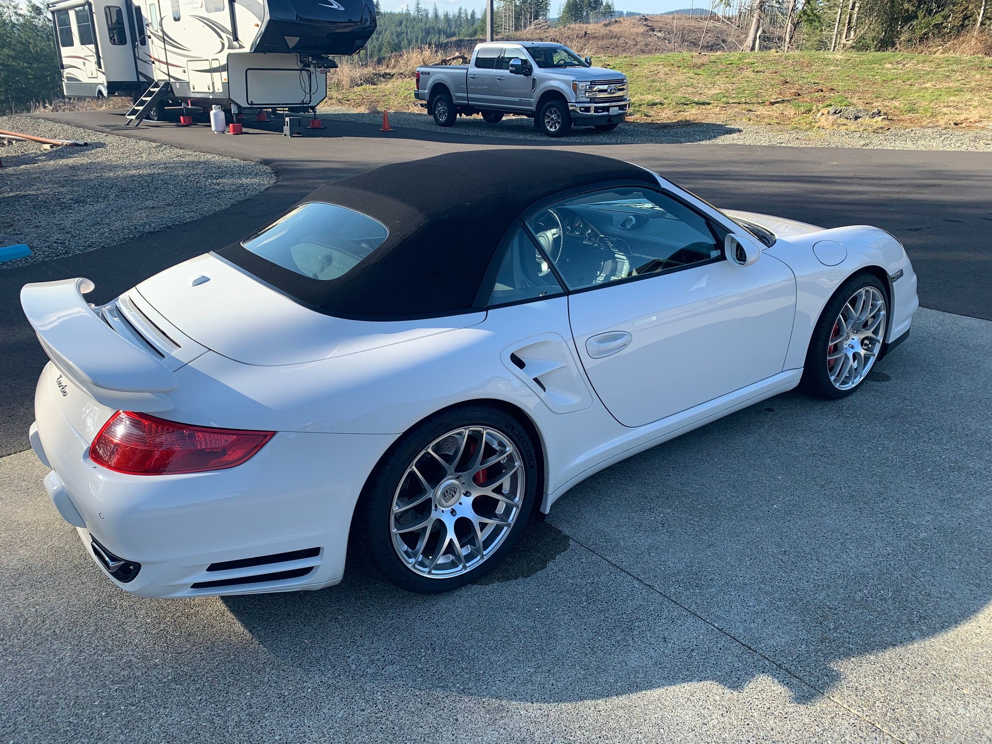 2009 Porsche 911 - 997 Turbo Cabriolet - Mezger Engine, wind in your hair (if you still have hair)! - Used - VIN WP0CD29999S773615 - 54,500 Miles - 6 cyl - AWD - Automatic - Convertible - White - Littlerock, WA 98512, United States