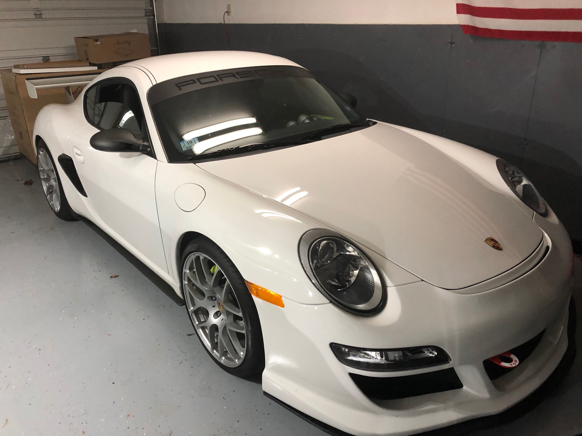 2007 Porsche Cayman - 2007 Cayman S - Modified w/ Turbo - Used - VIN WP0AB29897U782241 - 29,000 Miles - 6 cyl - 2WD - Manual - Coupe - White - Tewksbury, MA 01876, United States