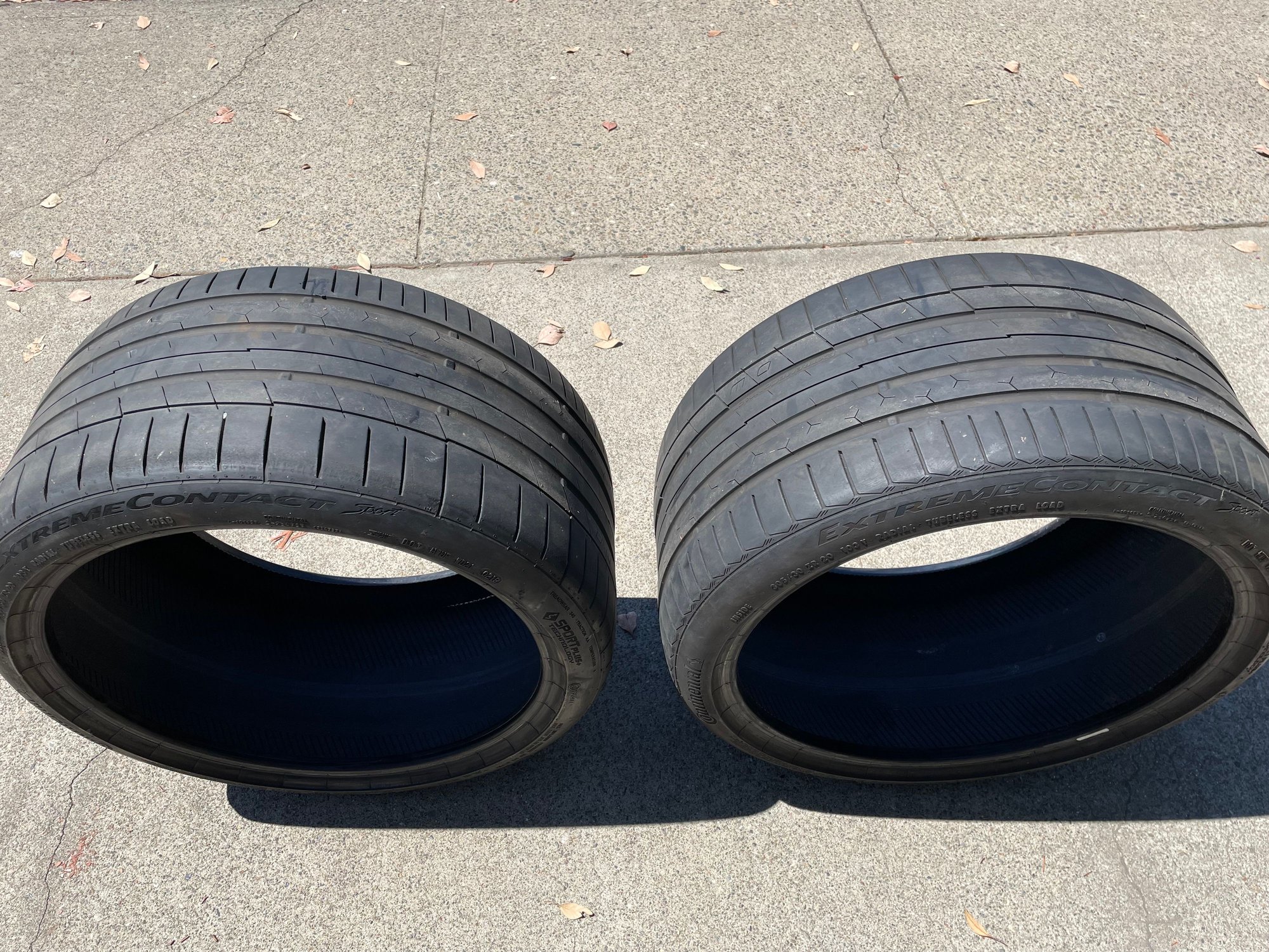 Wheels and Tires/Axles - Continental Extreme Contact Sport 305/30/zr20 Tires - Used - 0  All Models - Carmichael, CA 95608, United States