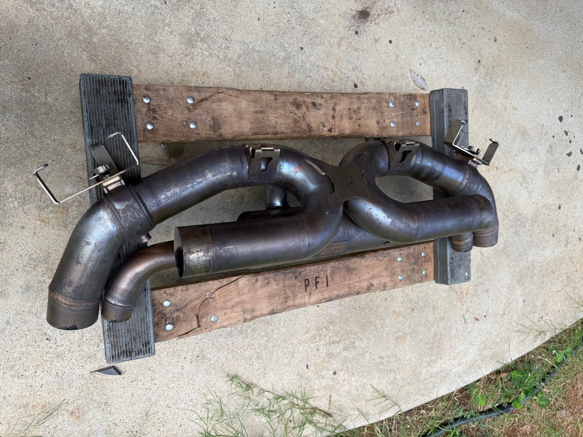 Engine - Exhaust - 992 Turbo/ Turbo S IPE Titanium Muffler & RedStar Exhaust Catless Downpipes - Used - All Years  All Models - Suwanee, GA 30024, United States