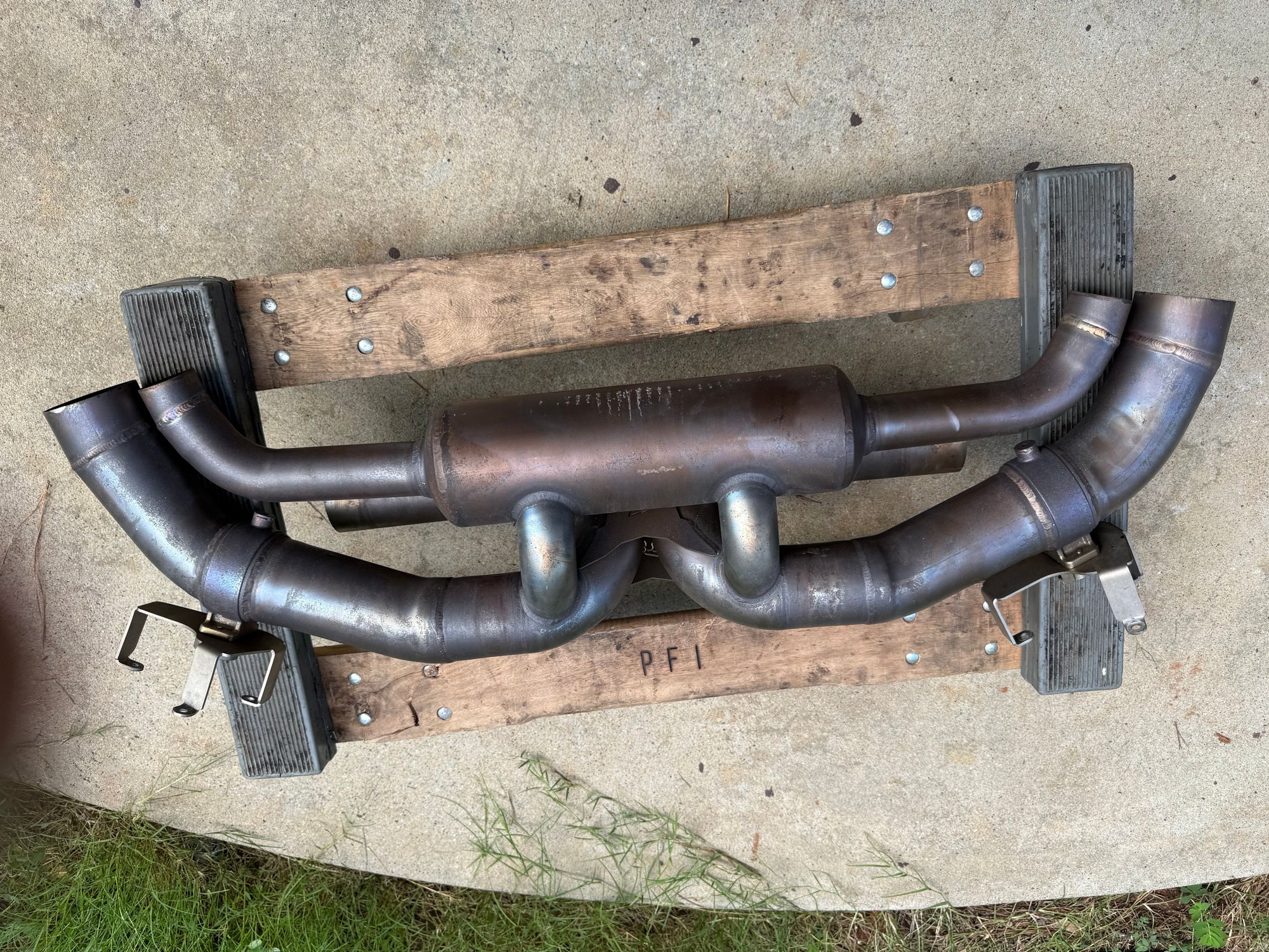 Engine - Exhaust - 992 Turbo/ Turbo S IPE Titanium Muffler & RedStar Exhaust Catless Downpipes - Used - All Years  All Models - Suwanee, GA 30024, United States