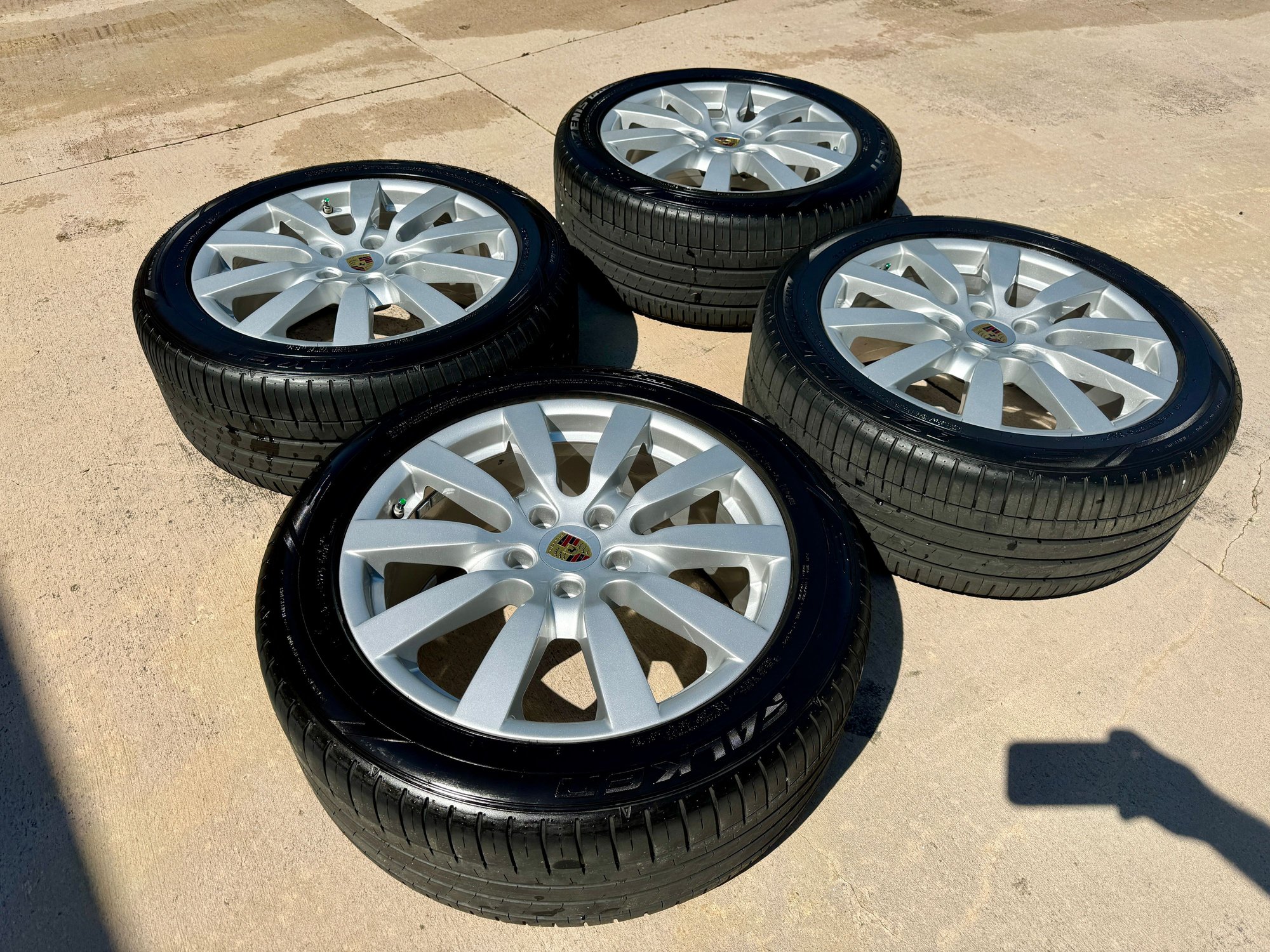 Wheels and Tires/Axles - Cayenne 958.1/958.2 9x20" Wheels, tires, tpms and wheel center caps - excellent shape - Used - All Years  All Models - Gainesville, GA 30506, United States
