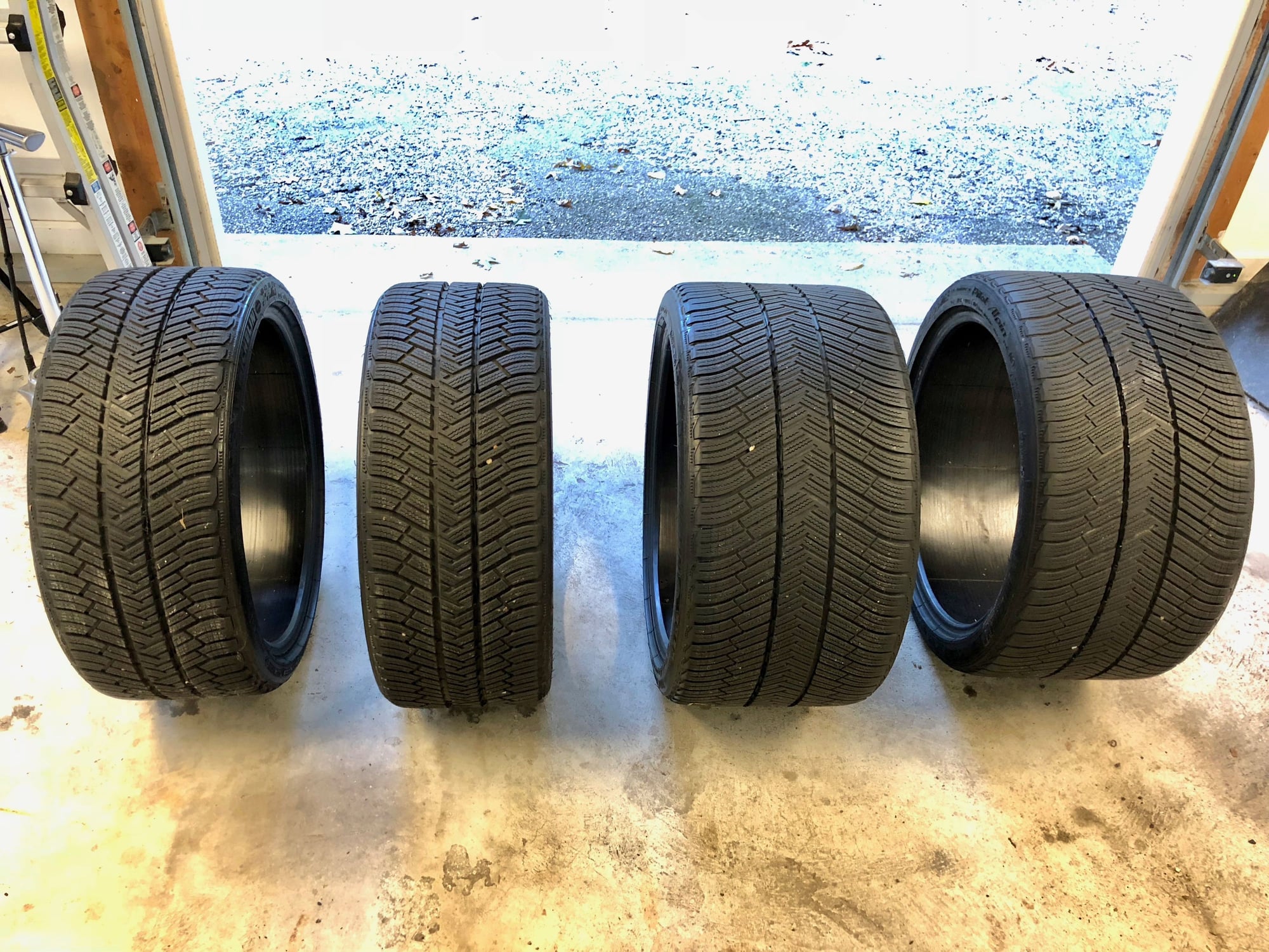 Wheels and Tires/Axles - FS -> 4 Michelin Alpins from my 991 TTS - 245/35 R20 (front) - 295/30 R 20 (rear) - Used - 2015 to 2019 Porsche 911 - Westport, CT 06612, United States