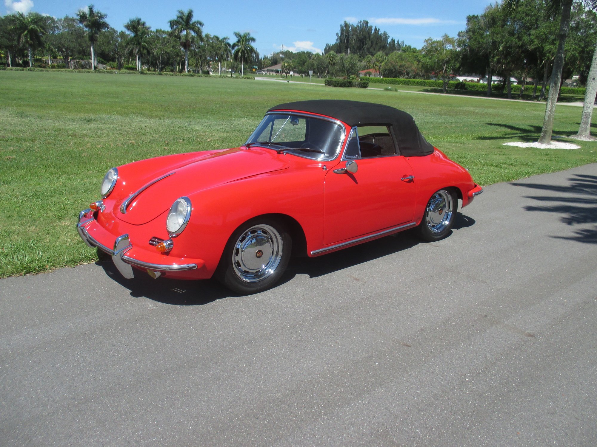 1965 Porsche 356C - 1965 PORSCHE 356 C CABRIOLET - Used - VIN 161994 161994 161 - 22,513 Miles - 4 cyl - 2WD - Manual - Convertible - Red - Nokomis, FL 34275, United States