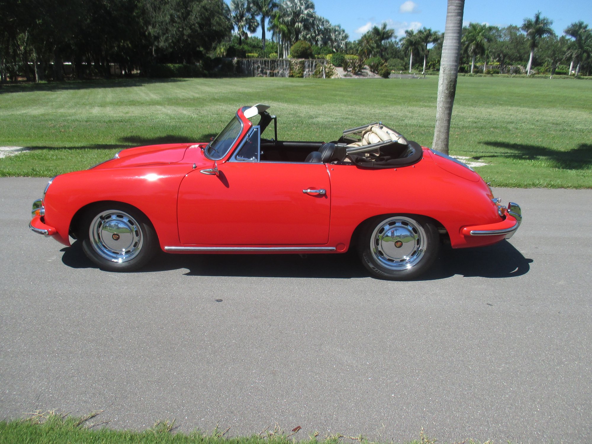 1965 Porsche 356C - 1965 PORSCHE 356 C CABRIOLET - Used - VIN 161994 161994 161 - 22,513 Miles - 4 cyl - 2WD - Manual - Convertible - Red - Nokomis, FL 34275, United States