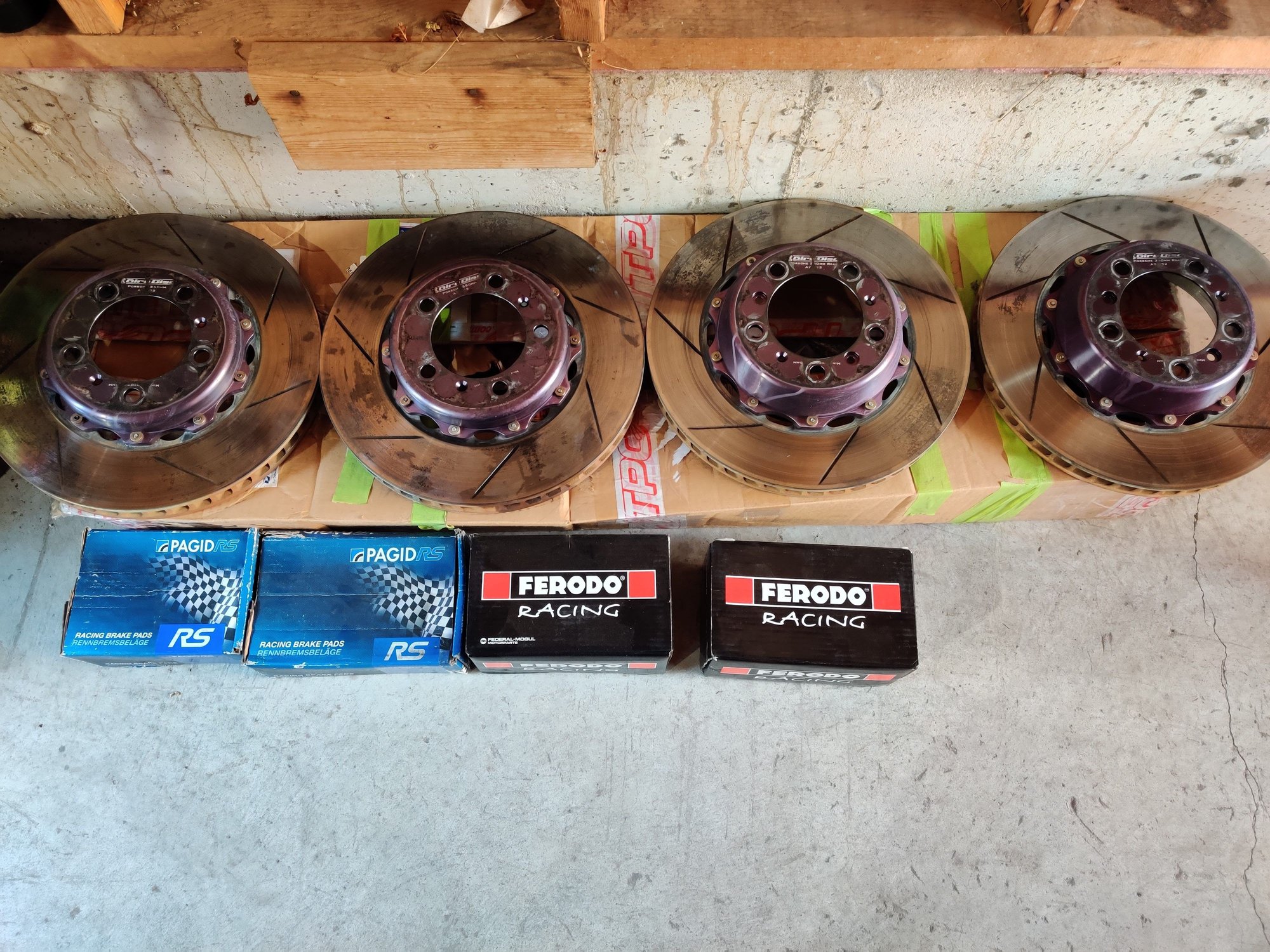 Brakes - Girodisc Brake Rotors + Ferodo/Pagid Pads for 991.1 or 991.2 - Used - 2012 to 2019 Porsche 911 - Toronto, ON M4M2L1, Canada