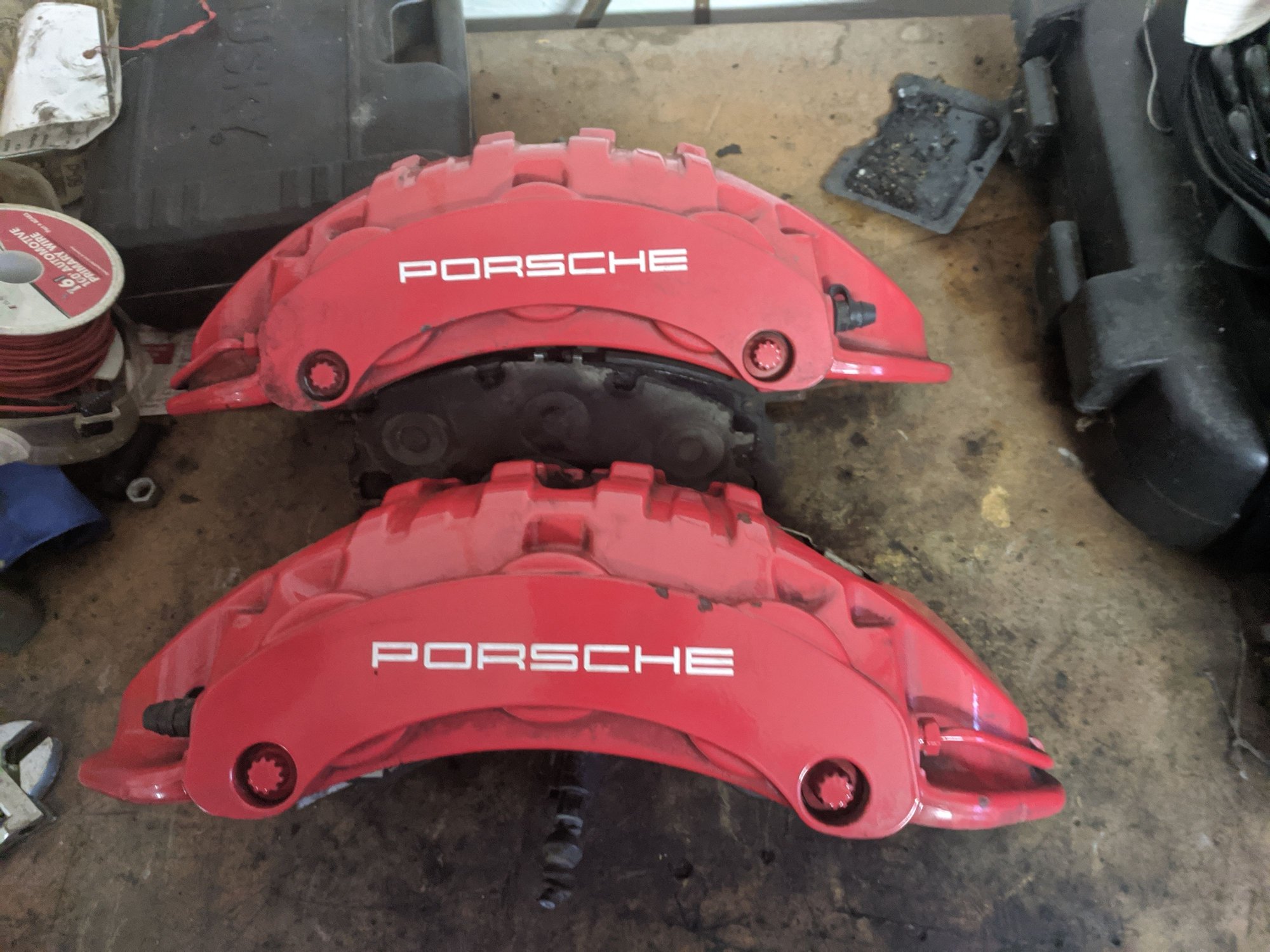 958 Cayenne GTS Front Brake Calipers Rennlist Porsche Discussion Forums